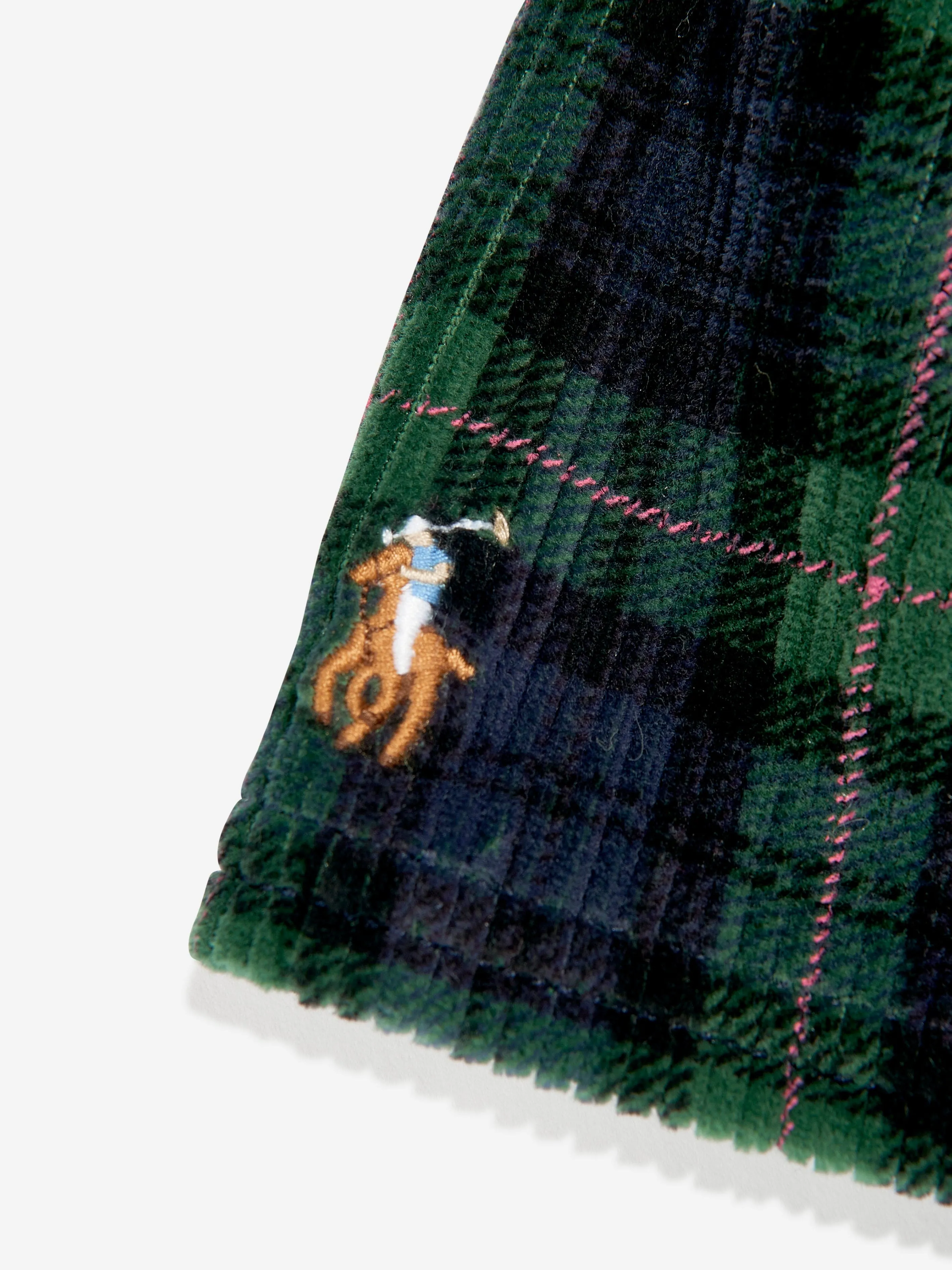 Ralph Lauren Mädchen Karo-Cordrock in Mehrfarben