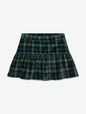 Ralph Lauren Mädchen Karo-Cordrock in Mehrfarben