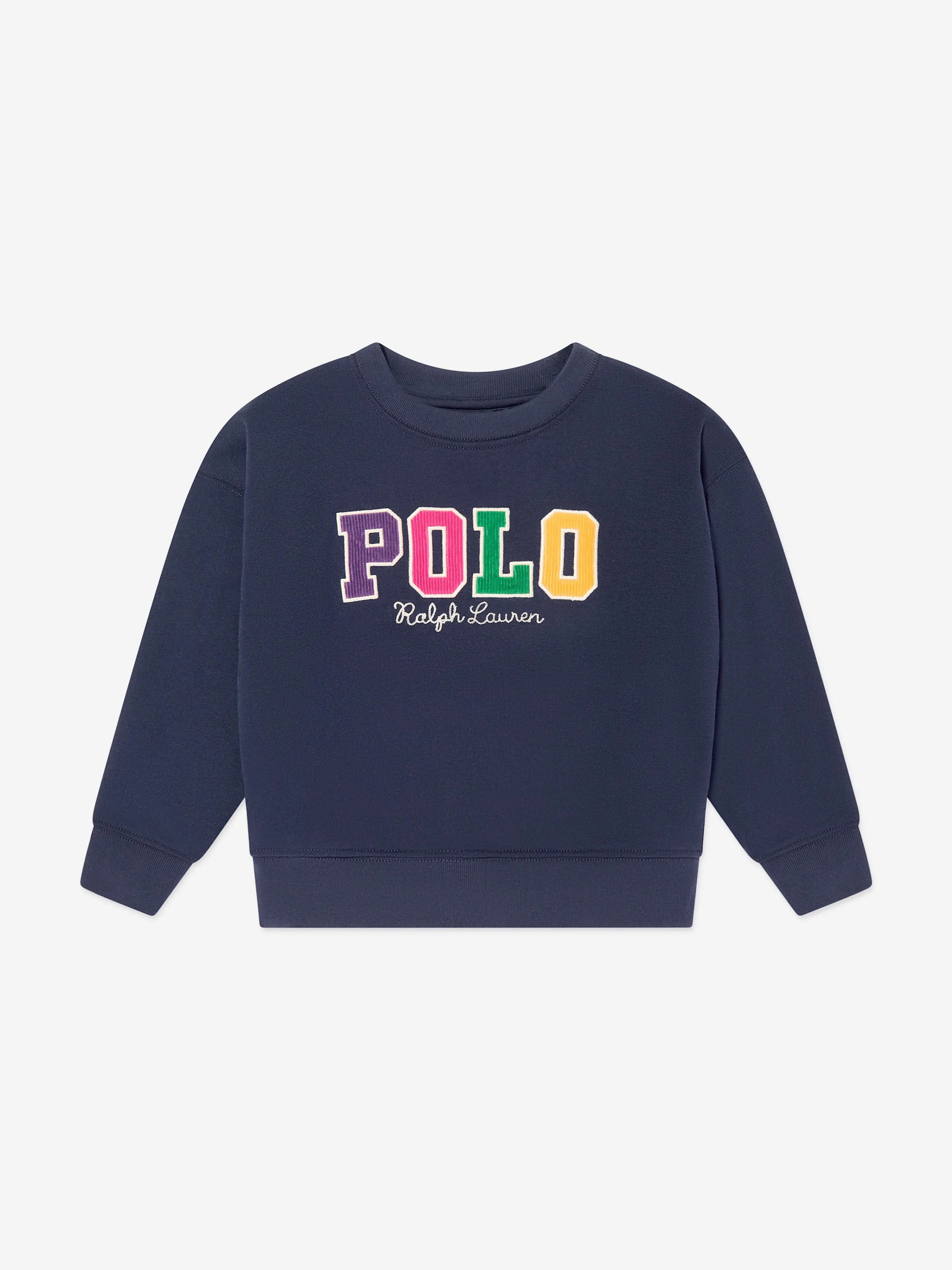 Ralph Lauren Mädchen Polo Sweatshirt in Marineblau