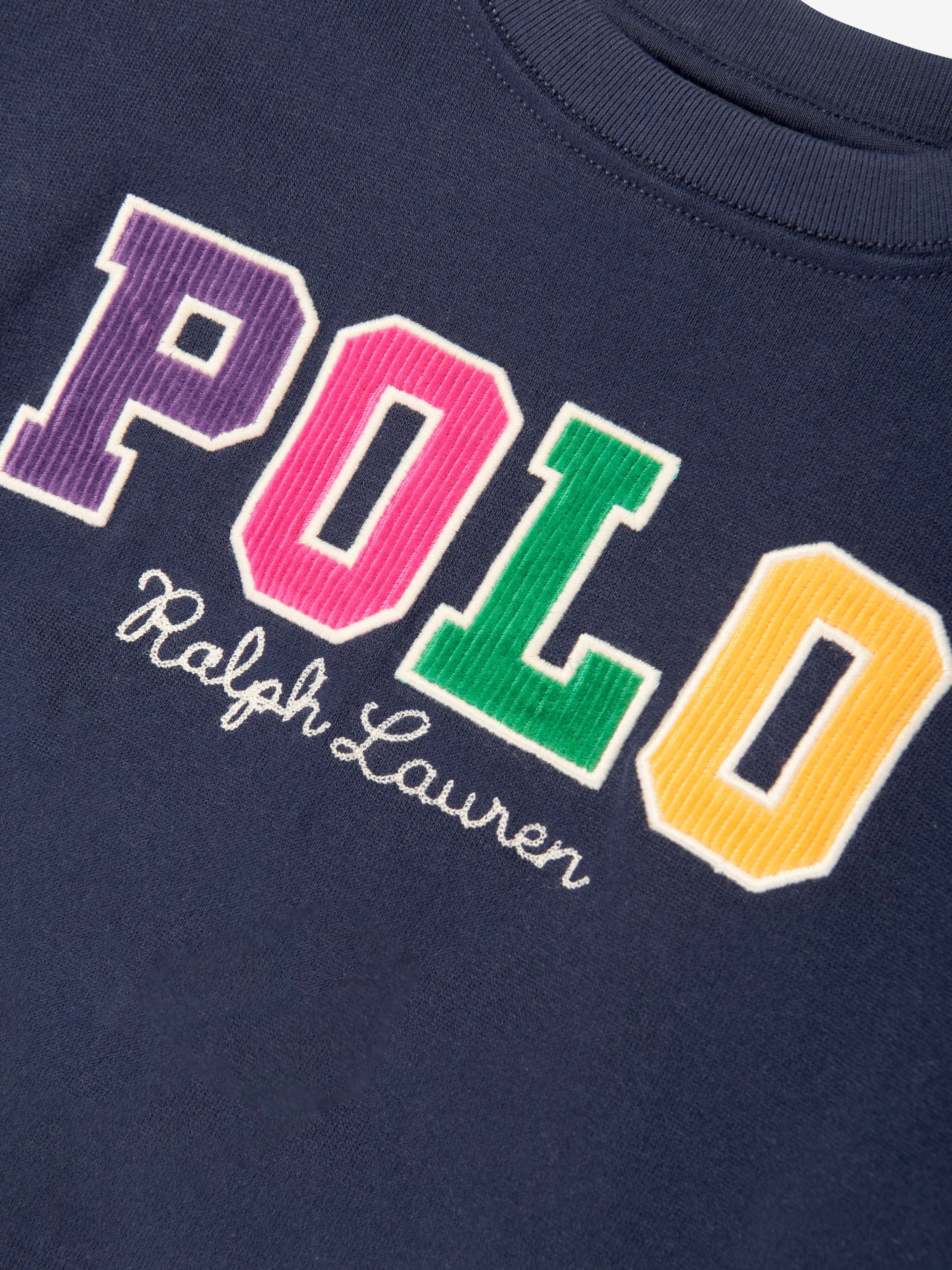 Ralph Lauren Mädchen Polo Sweatshirt in Marineblau