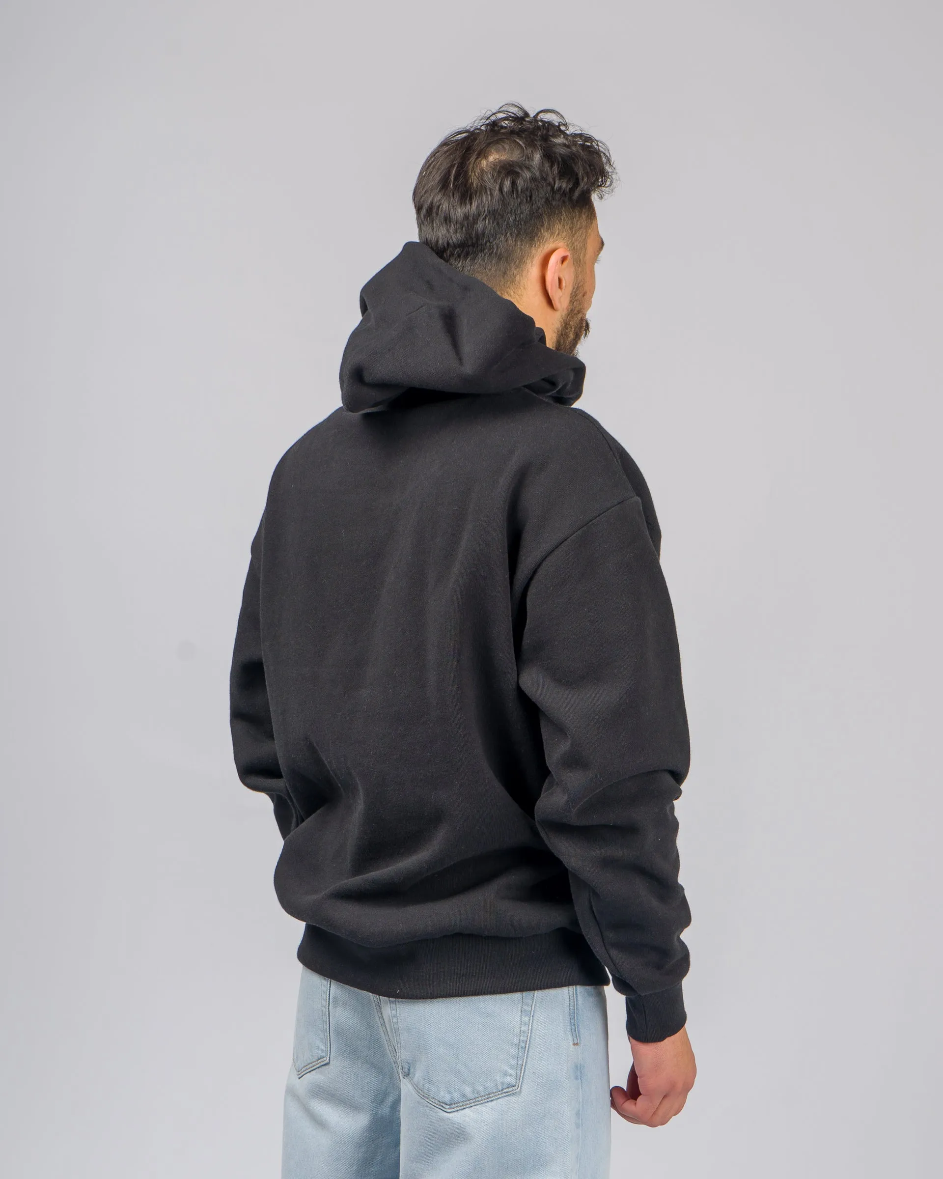 Rebound Heavyweight Pullover Hoodie - Schwarz