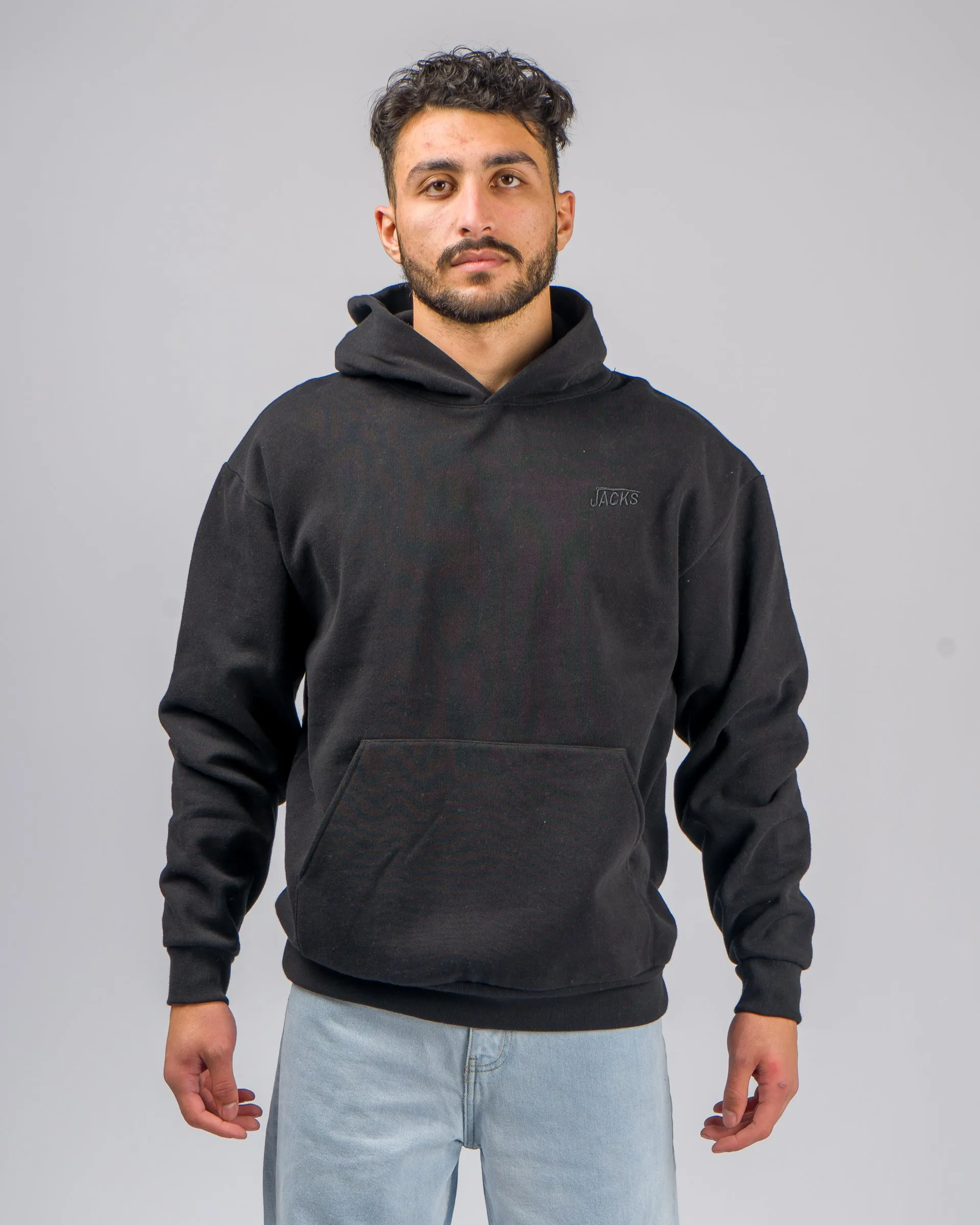 Rebound Heavyweight Pullover Hoodie - Schwarz