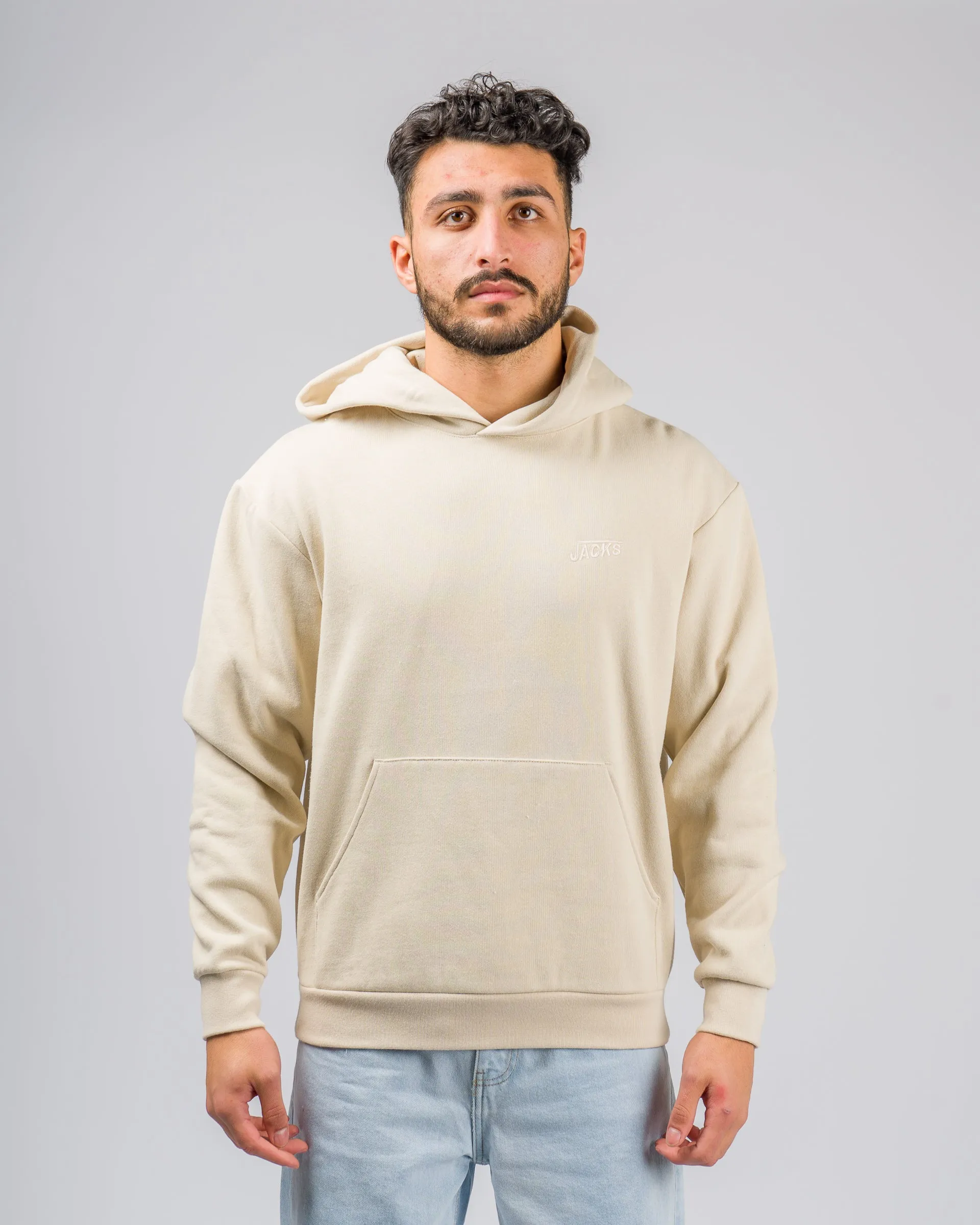 Rebound Heavyweight Pullover Hoodie - Elfenbein