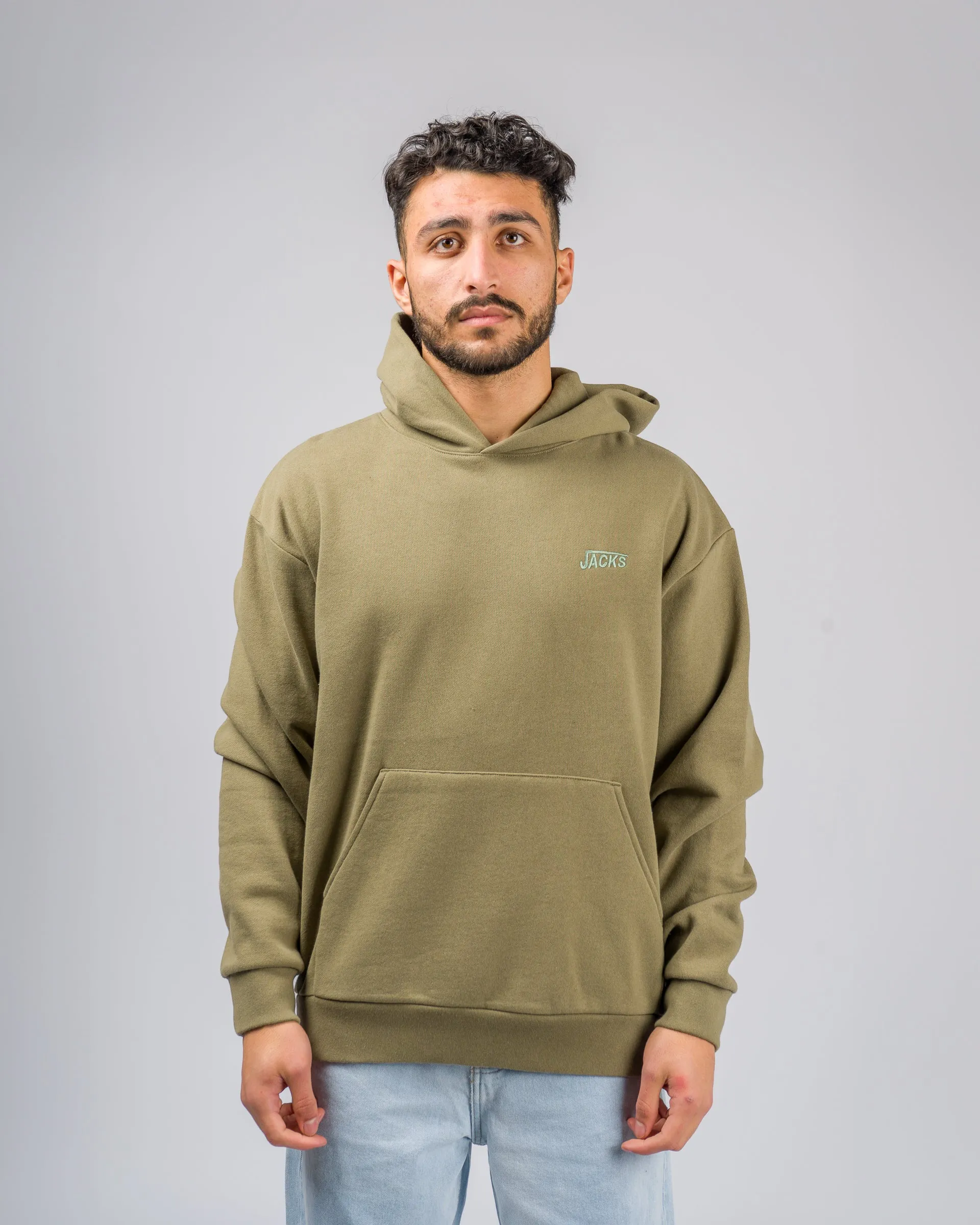 Rebound Heavyweight Pullover Hoodie - Olive