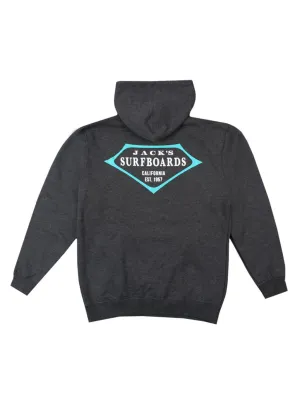 Retro Lam Classic Pullover Hoodie - Grau Meliert