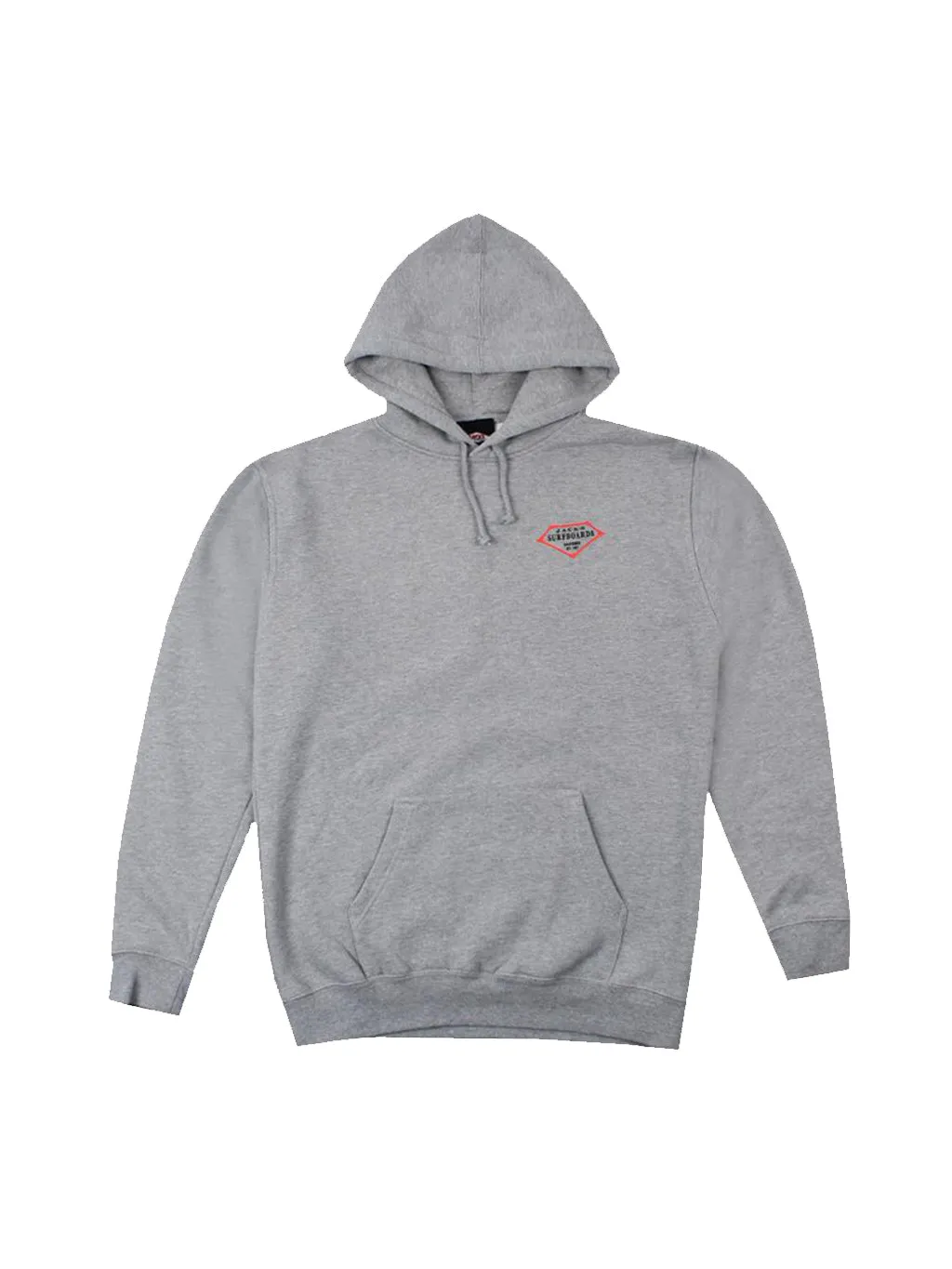Retro Lam Classic Pullover Hoodie - Meliertes Grau