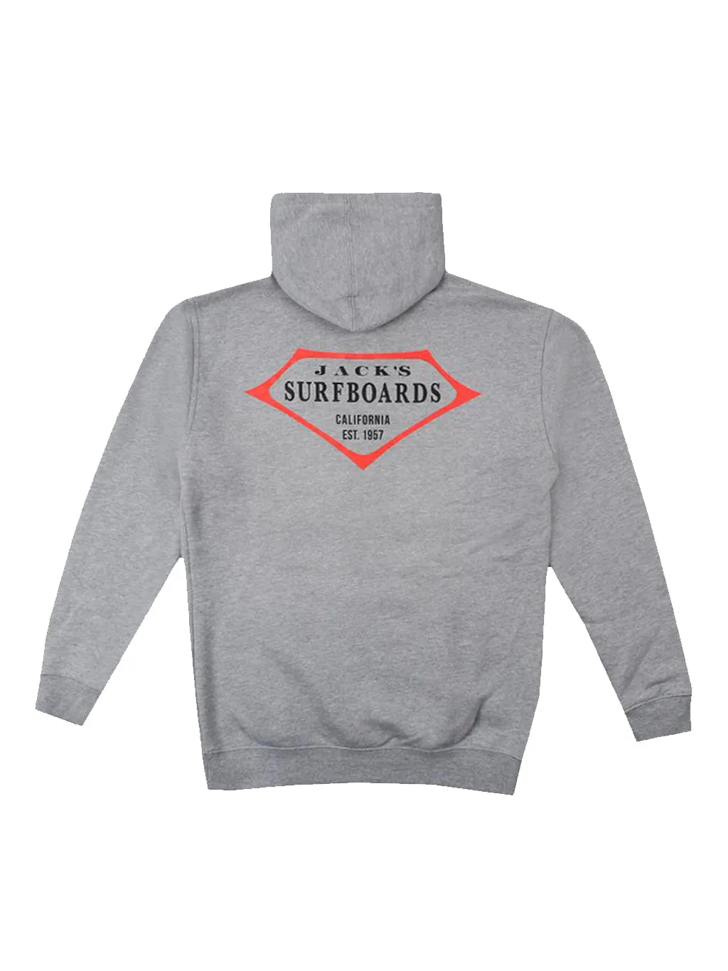 Retro Lam Classic Pullover Hoodie - Meliertes Grau