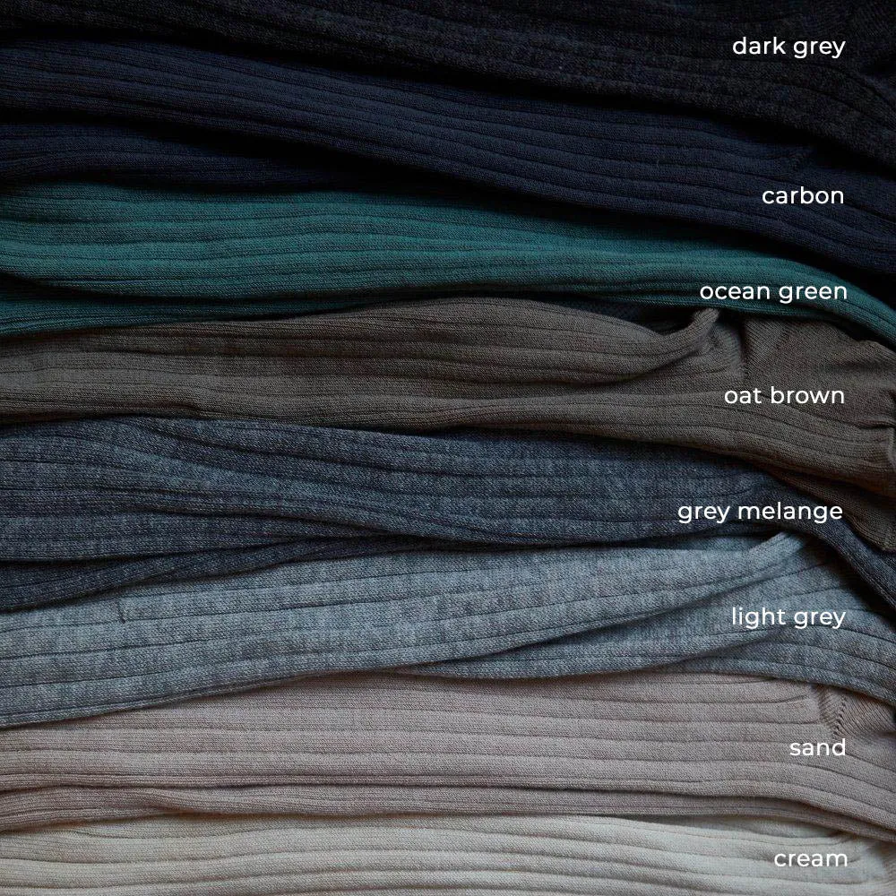 Rippenstrumpfhose | 8 erdige Farben