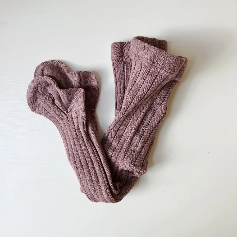 Rippenstrumpfhose | 8 erdige Farben