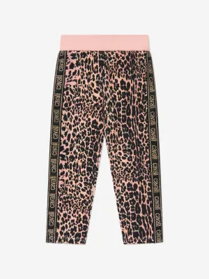 Roberto Cavalli Girls Baumwoll-Leopardenprint-Leggings