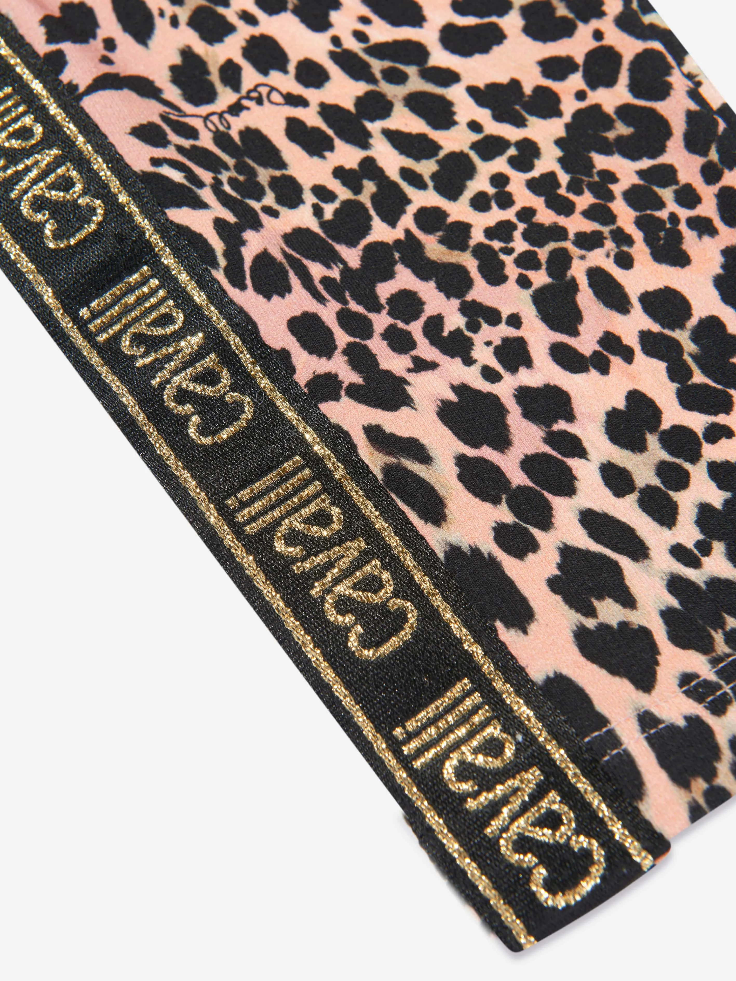 Roberto Cavalli Girls Baumwoll-Leopardenprint-Leggings