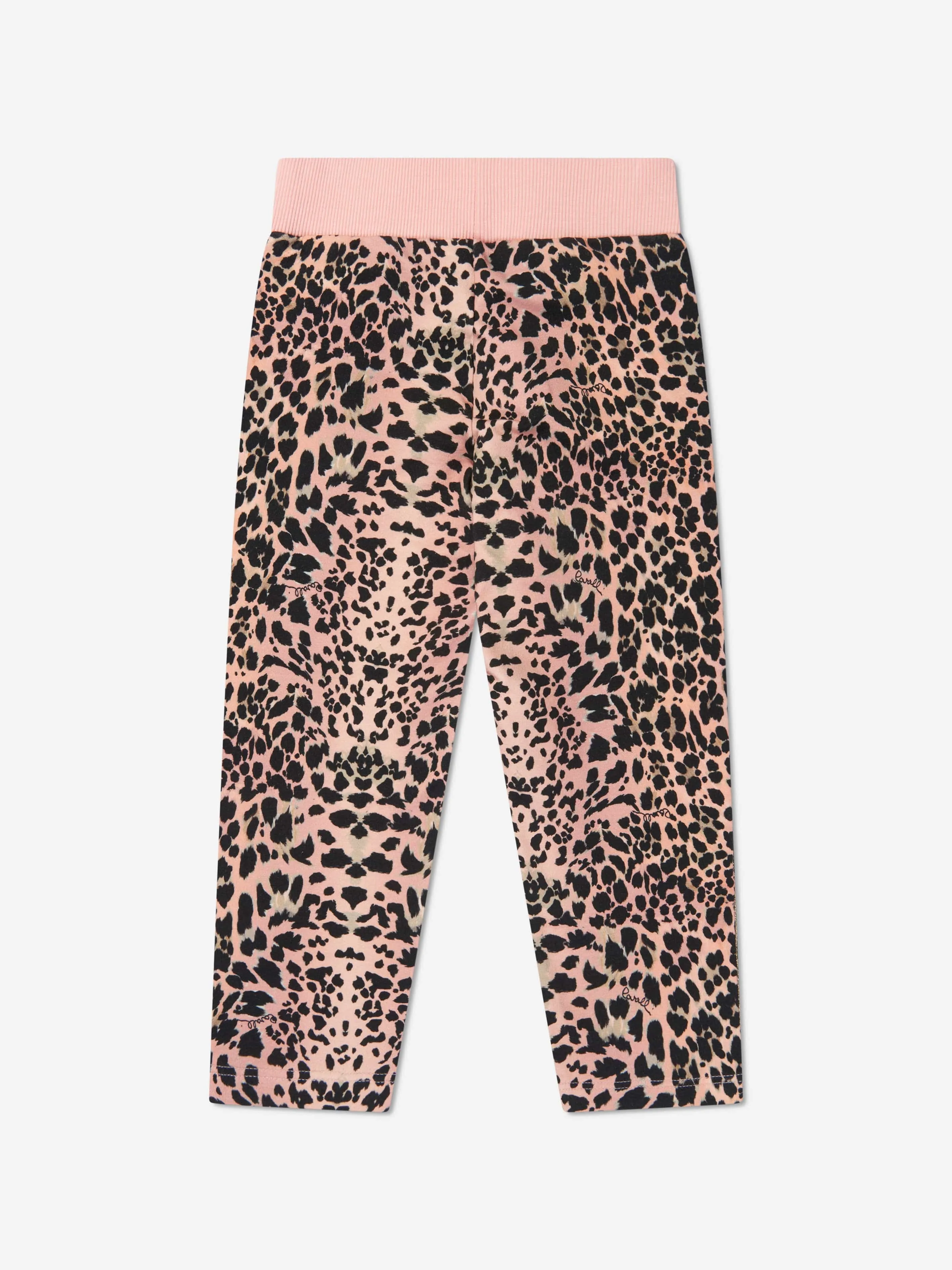 Roberto Cavalli Girls Baumwoll-Leopardenprint-Leggings