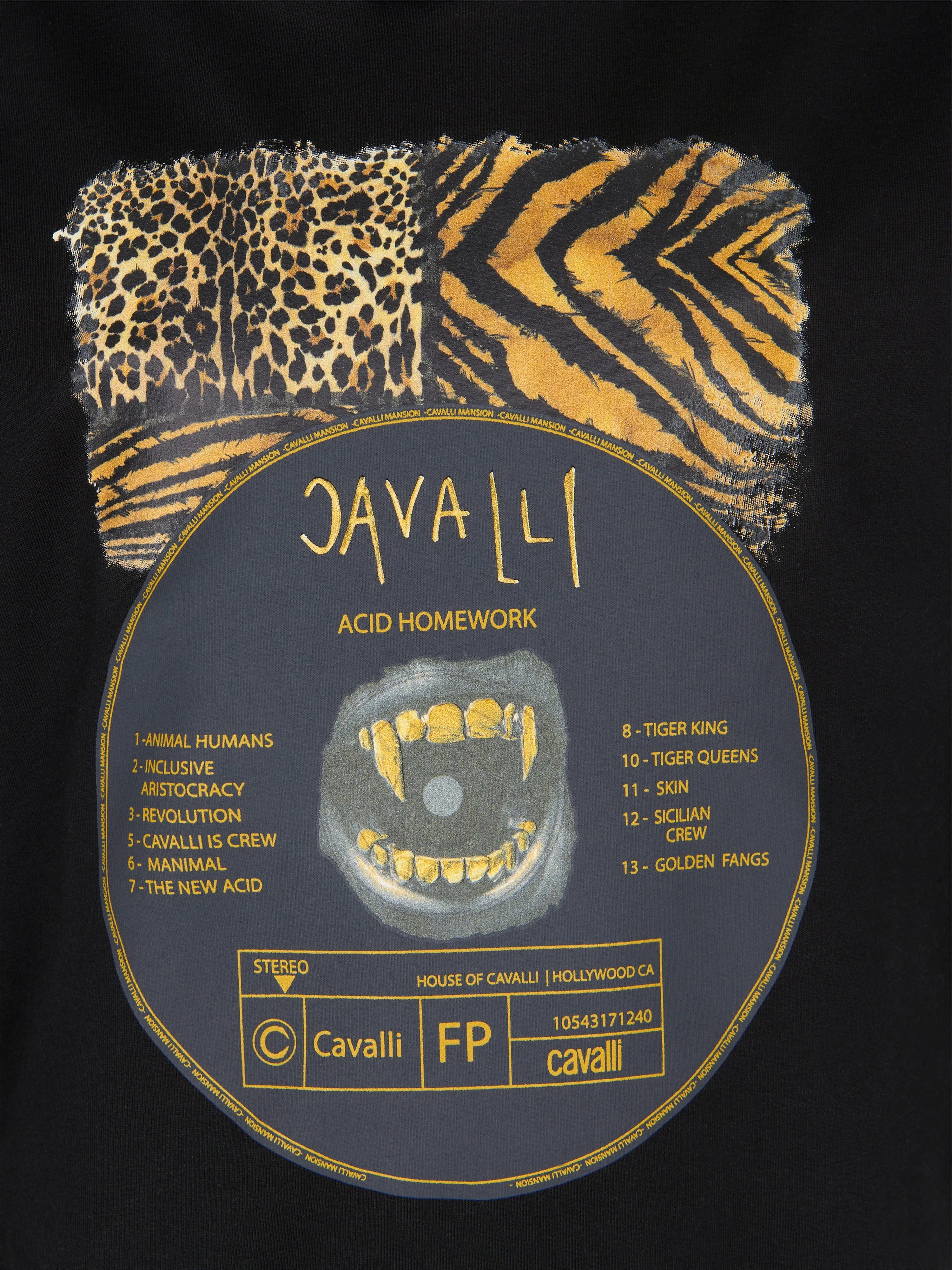 Roberto Cavalli Mädchen Kapuzenpullover