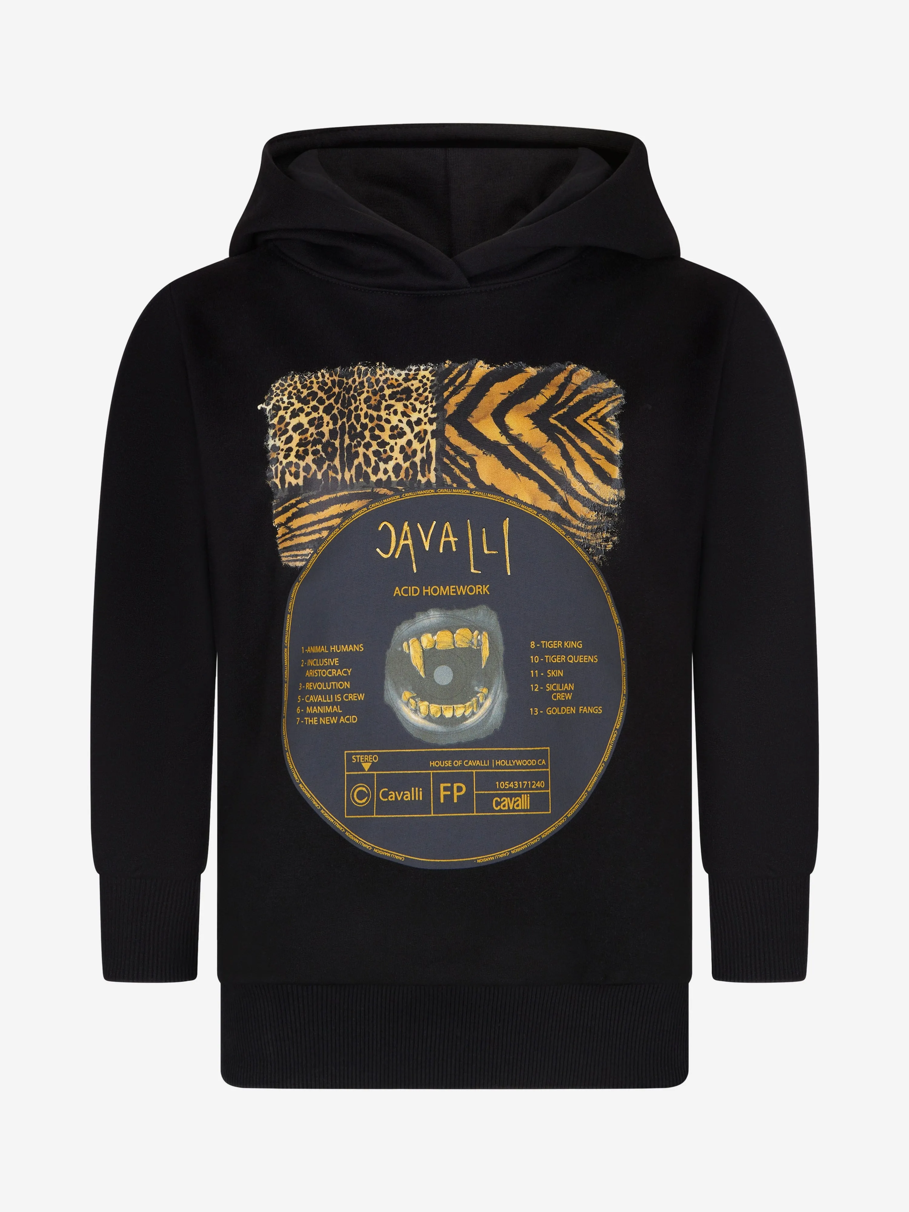 Roberto Cavalli Mädchen Kapuzenpullover