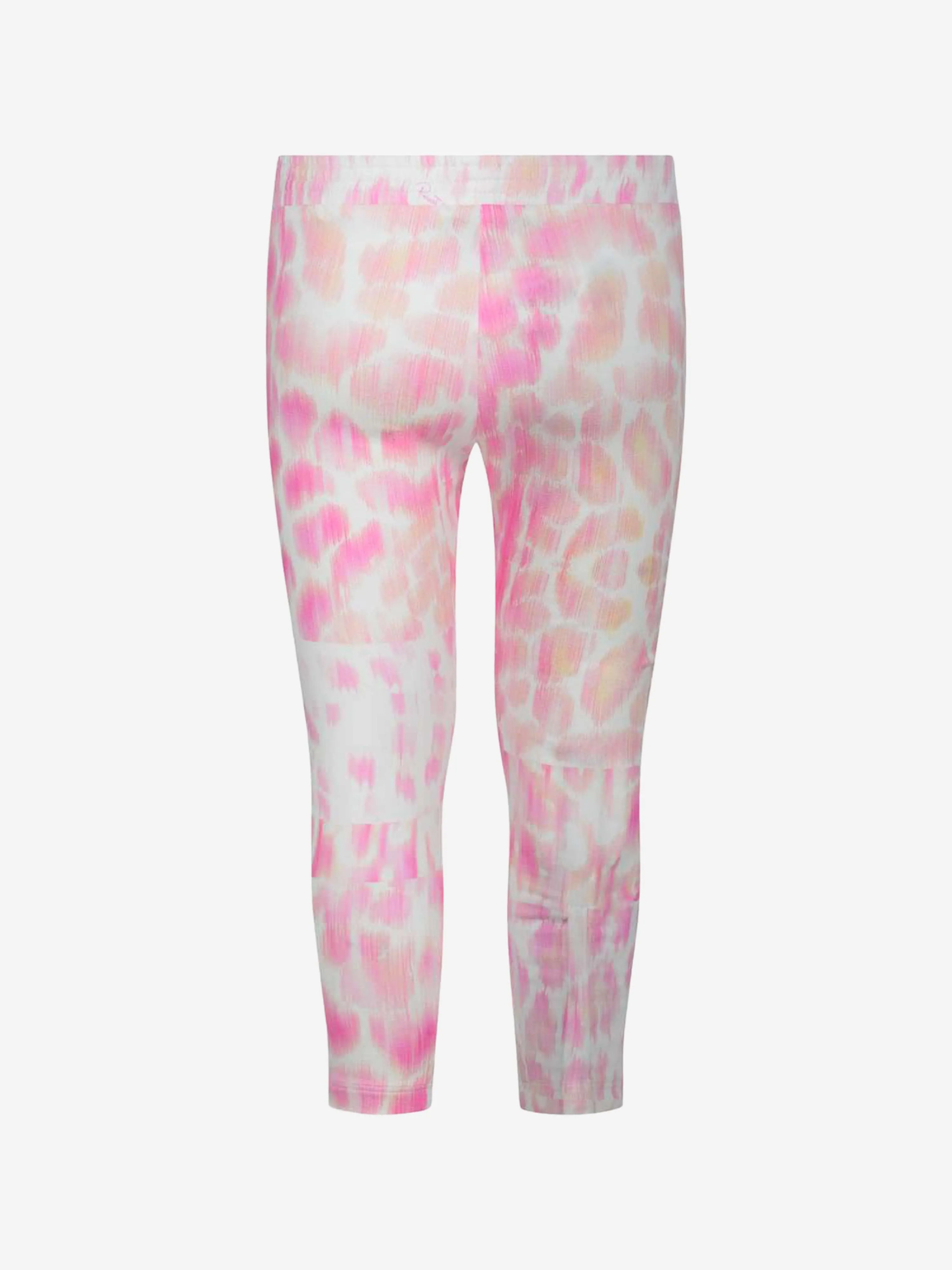 Roberto Cavalli Elfenbein & Leopardenmuster Leggings