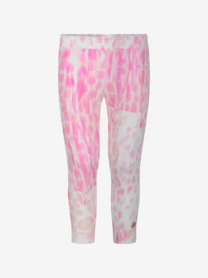 Roberto Cavalli Elfenbein & Leopardenmuster Leggings