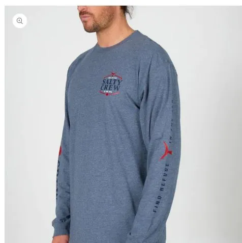 Salty Crew SkipJack Premium LS Herren T-Shirt - Athletic Heather
