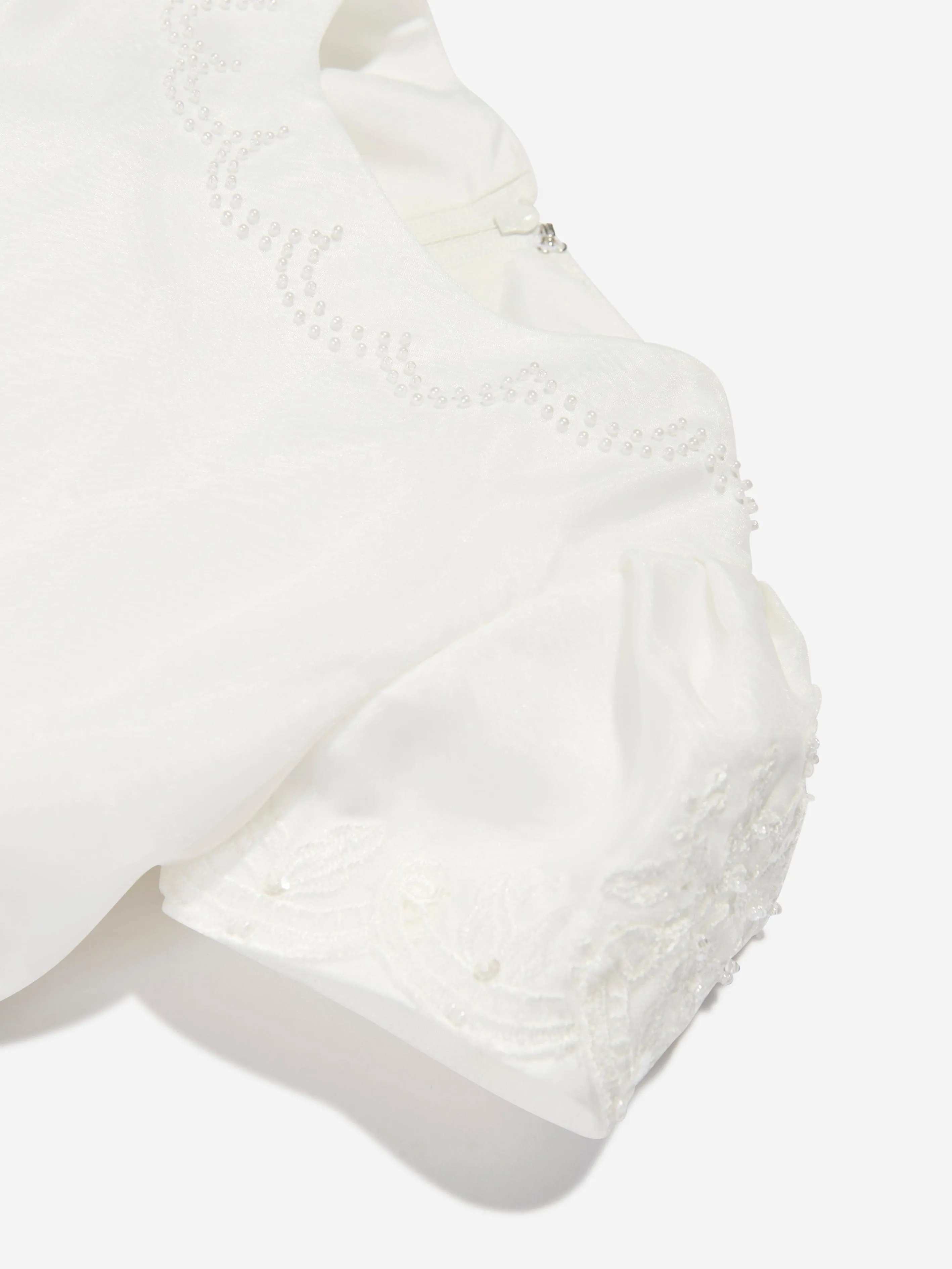 Sarah Louise Mädchen Ballerina-Länge Festkleid in Elfenbein