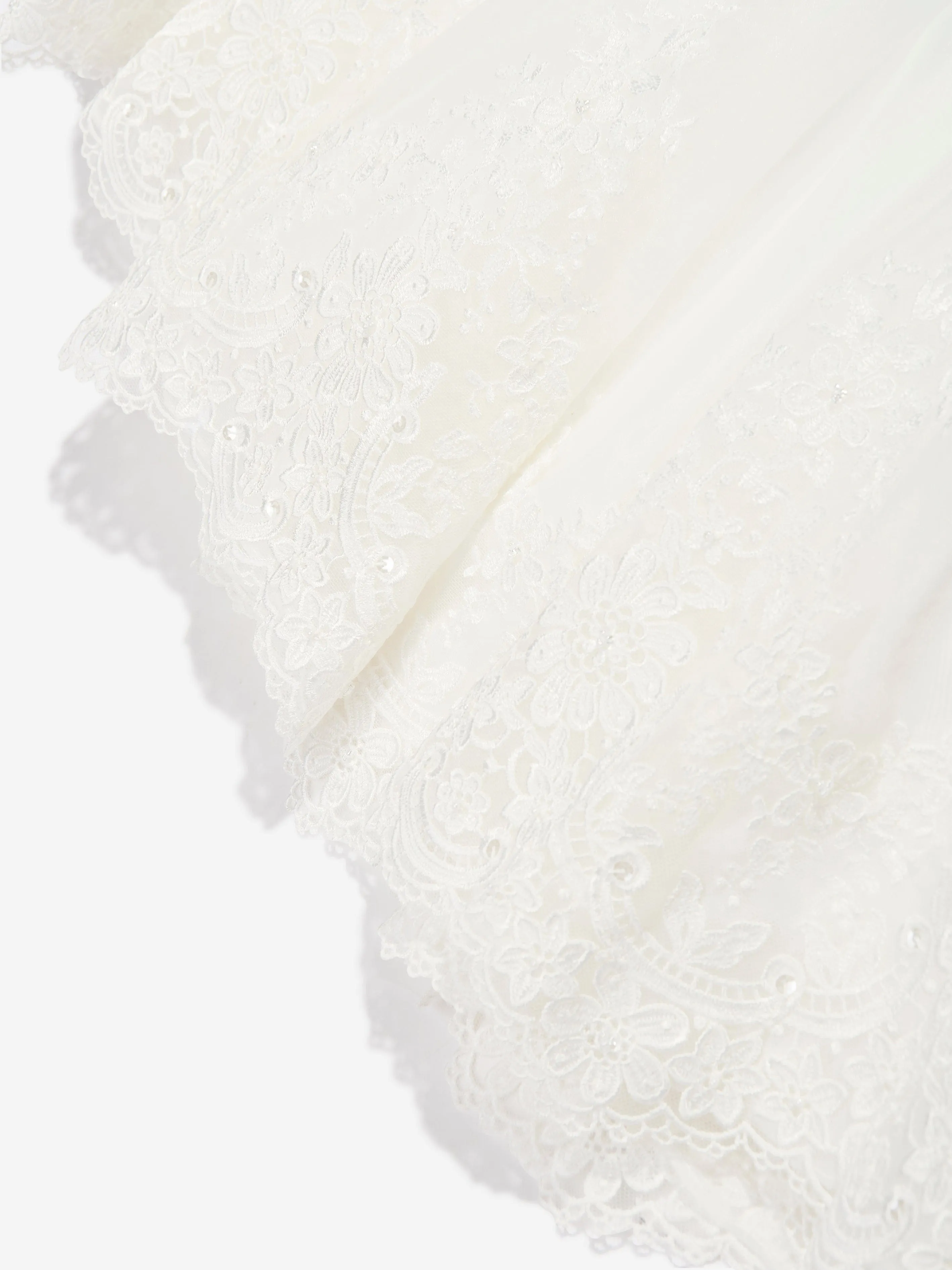 Sarah Louise Mädchen Ballerina-Länge Festkleid in Elfenbein