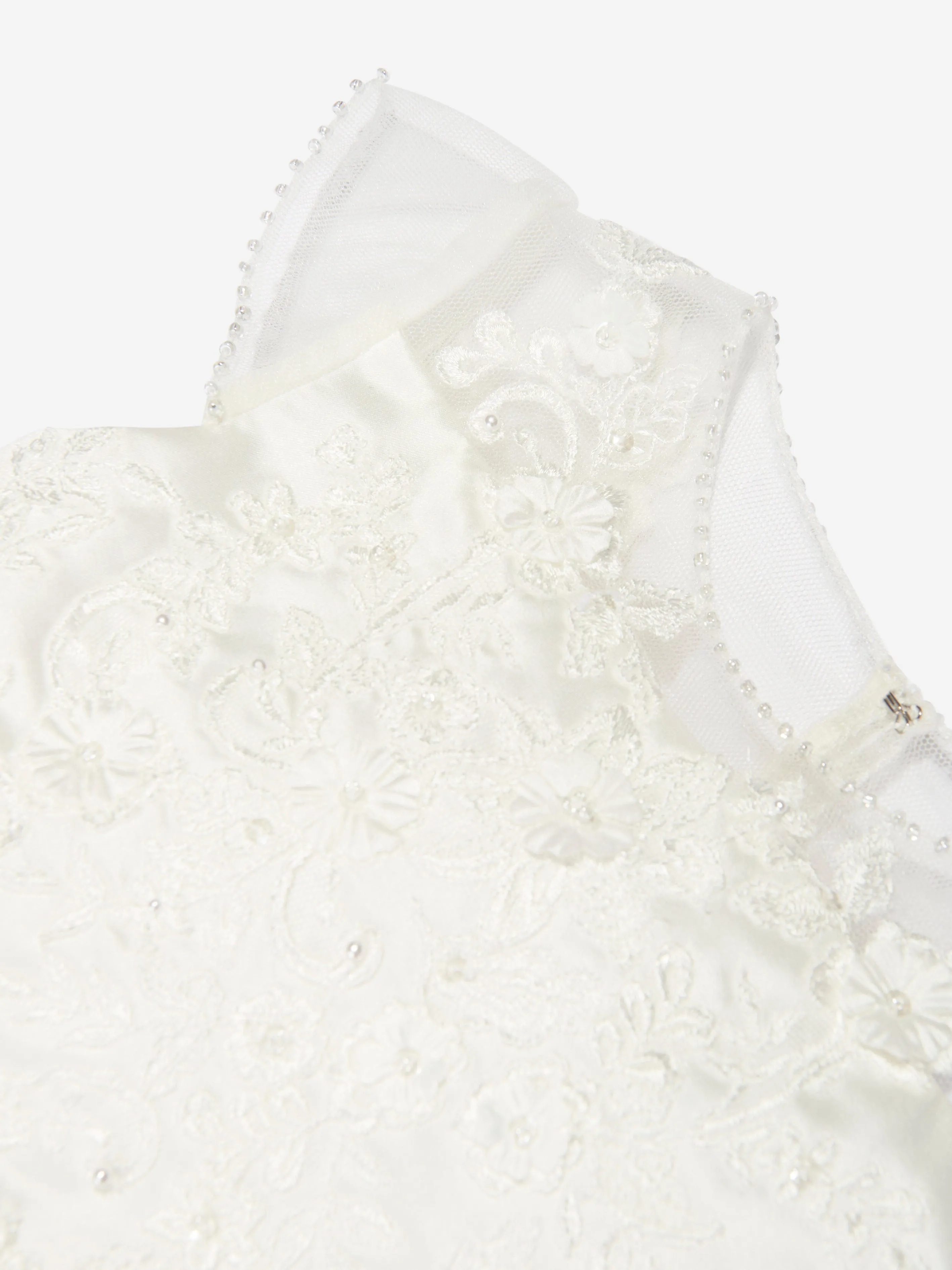 Sarah Louise Mädchen Ballerina-Länge Festkleid in Elfenbein