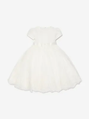 Sarah Louise Mädchen Ballerina-Länge Festkleid in Elfenbein