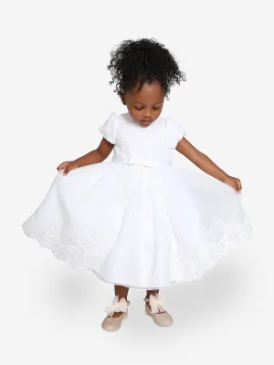 Sarah Louise Mädchen Ballerina-Länge Festkleid in Weiß