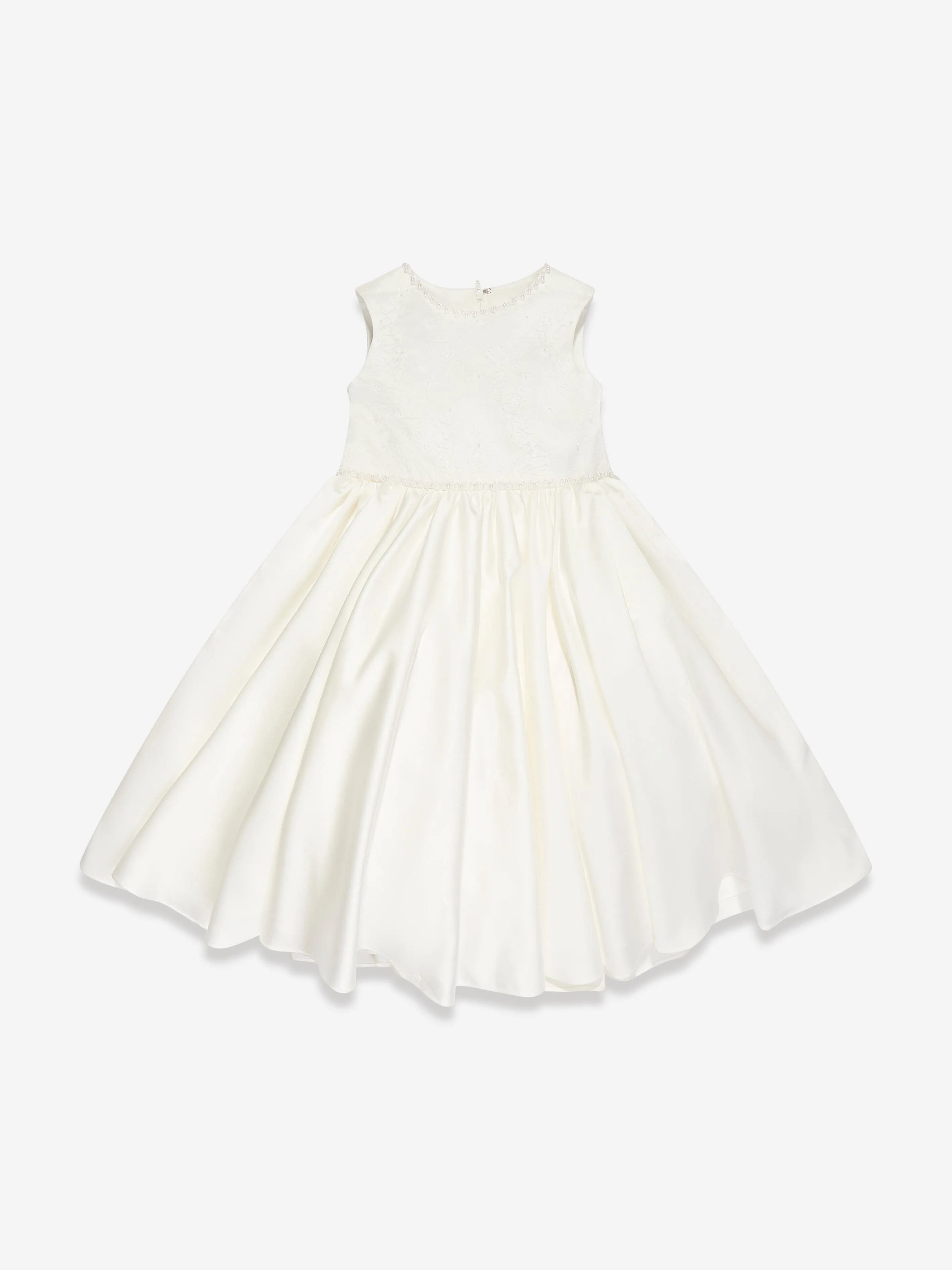 Sarah Louise Mädchen Ballerina-Länge Festkleid in Weiß