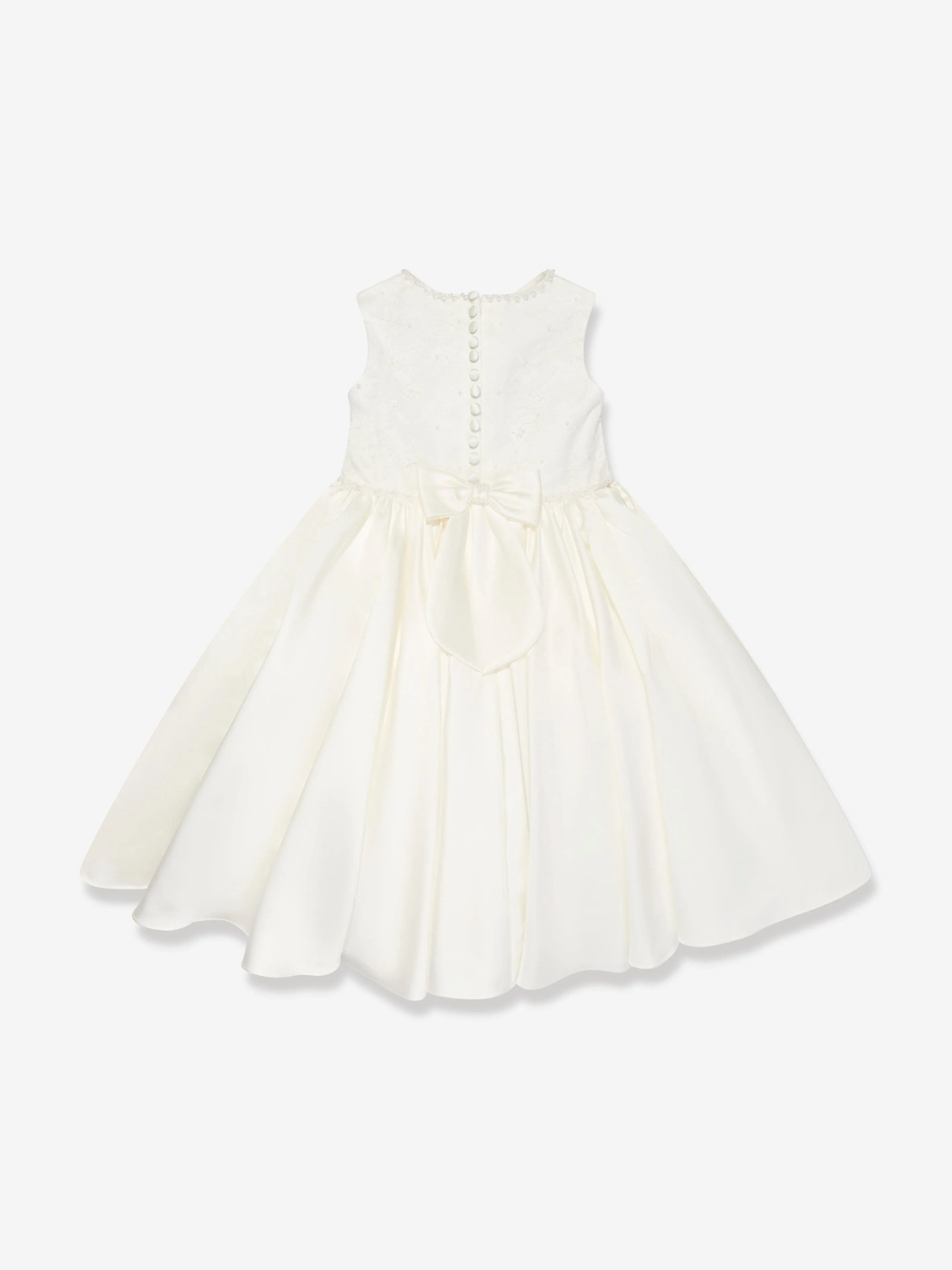 Sarah Louise Mädchen Ballerina-Länge Festkleid in Weiß