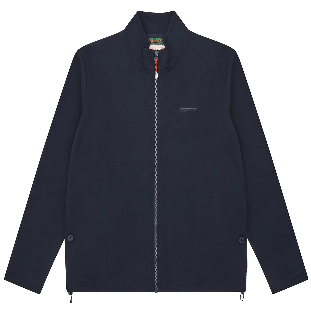 Sealskinz Earsham Pullover mit Vollreißverschluss in Marineblau