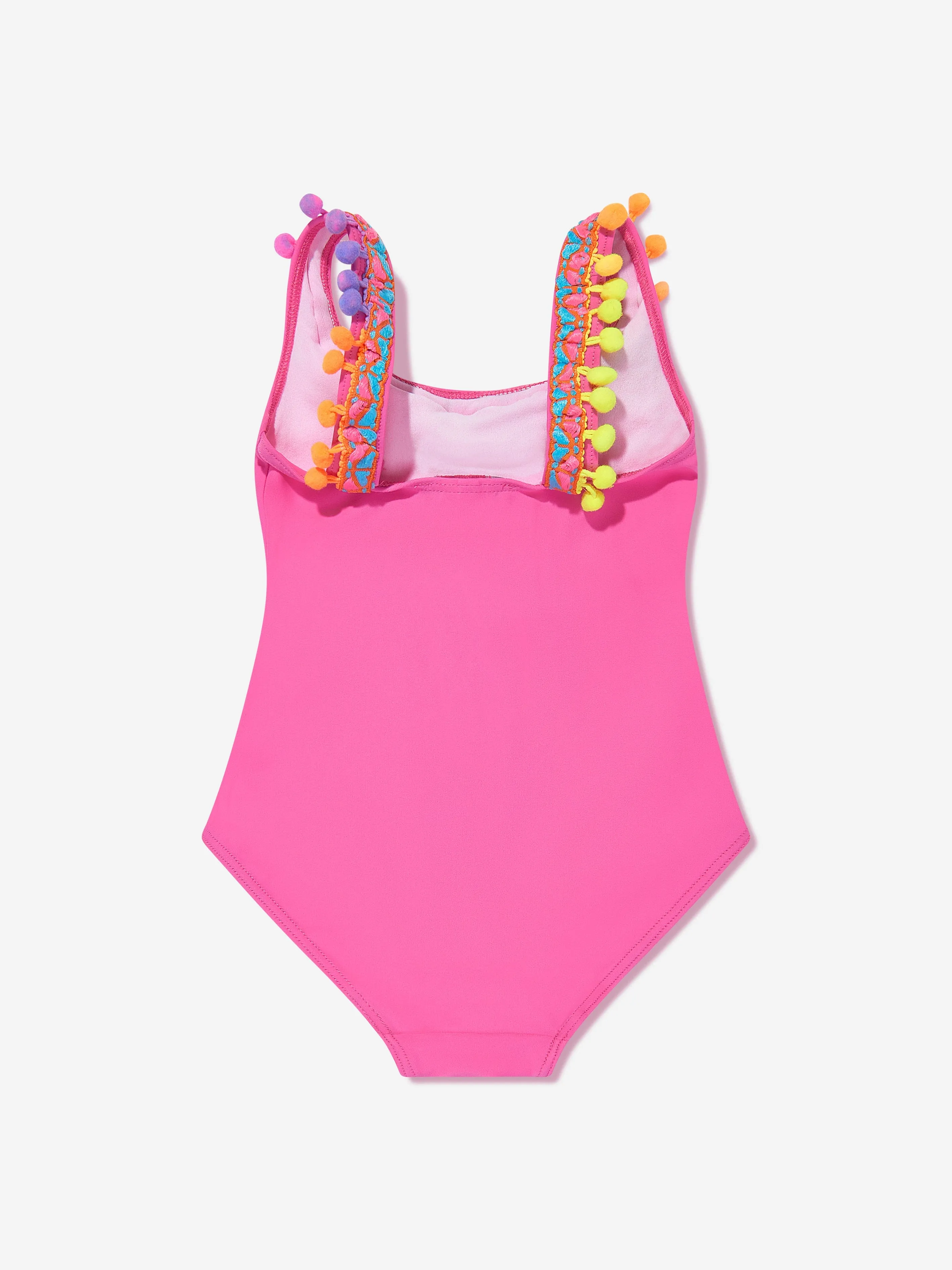 Selini Action Girls Pom Pom Badeanzug in Blau