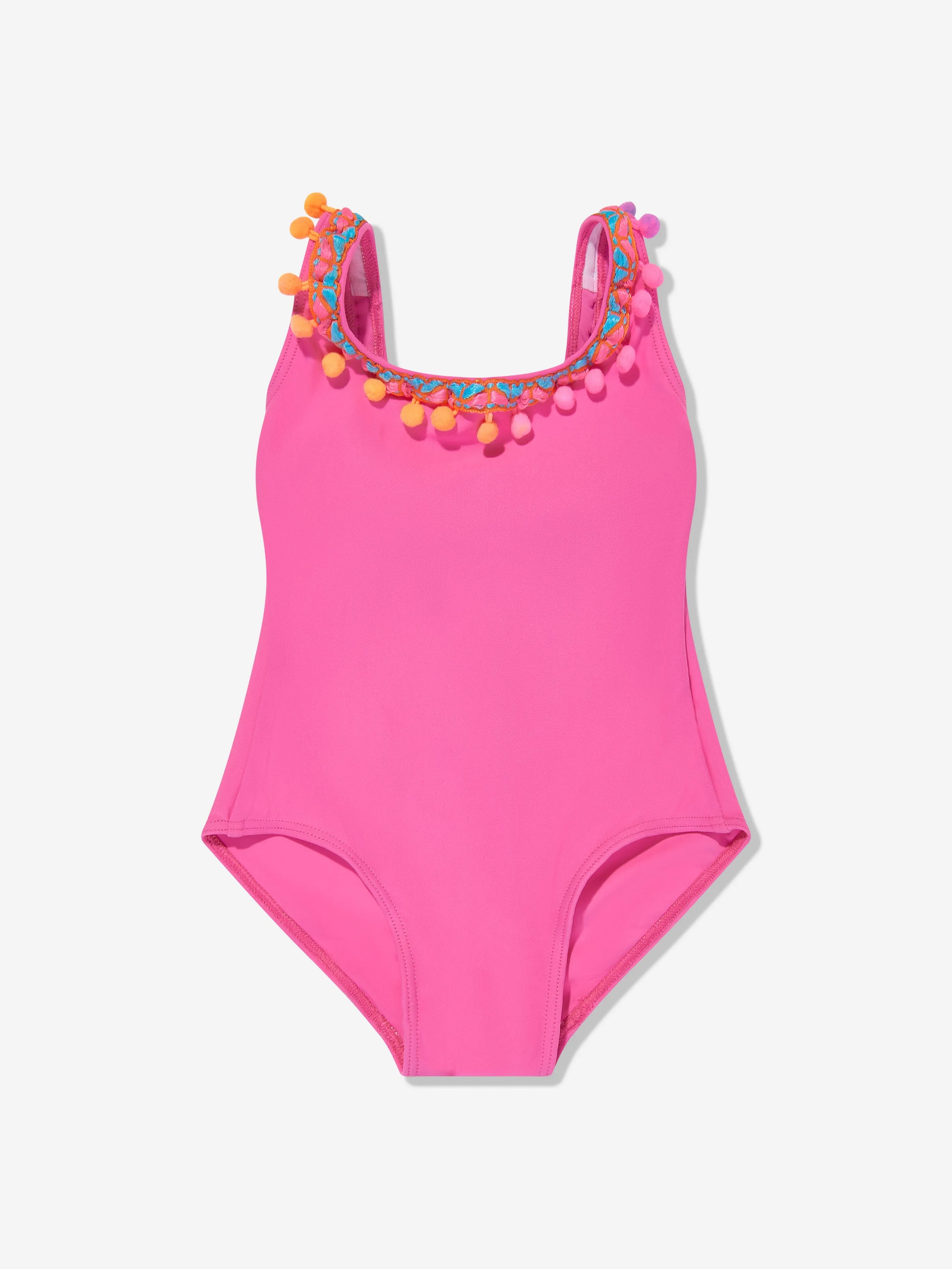 Selini Action Girls Pom Pom Badeanzug in Blau