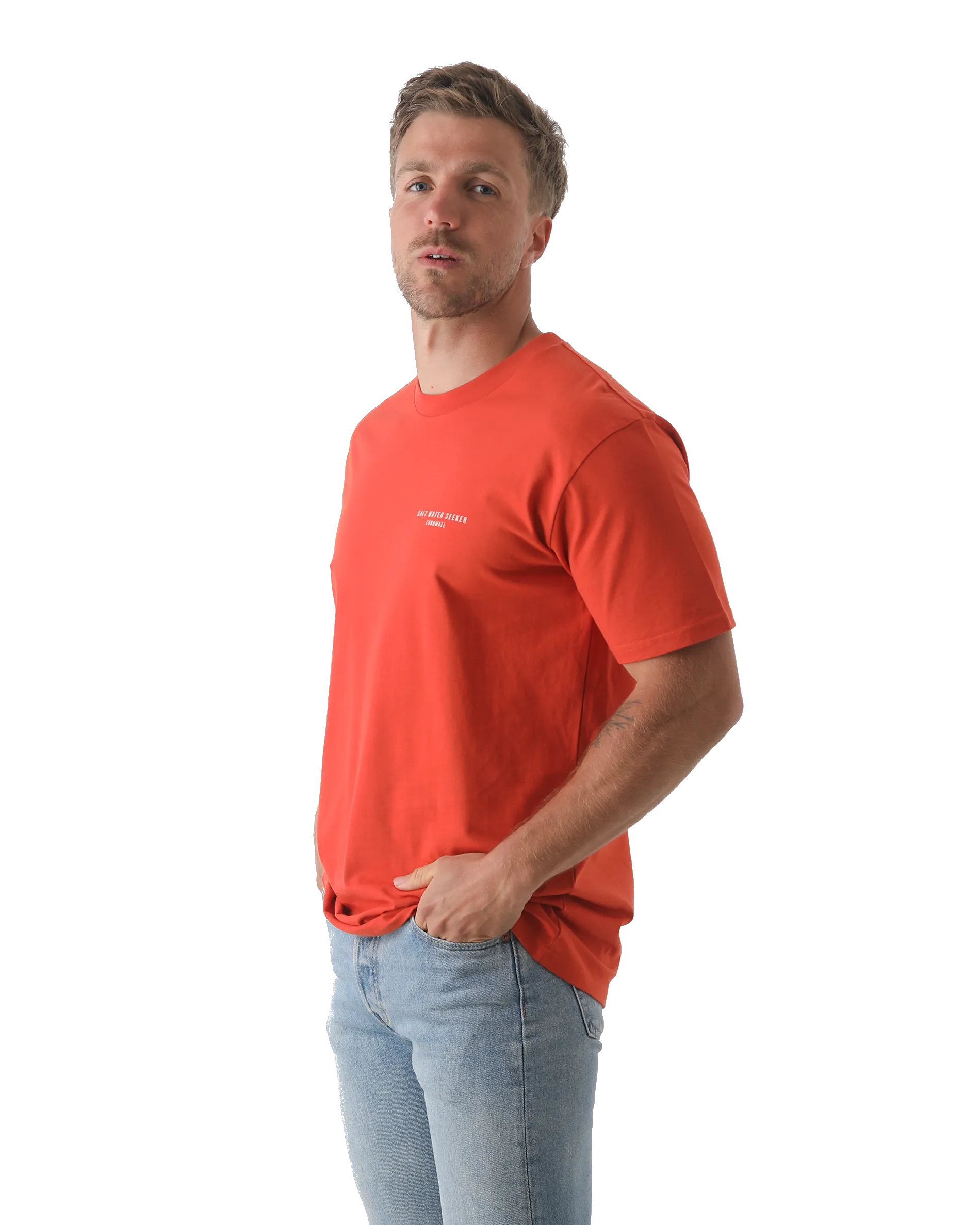 Set auf T-Shirt im Herbst