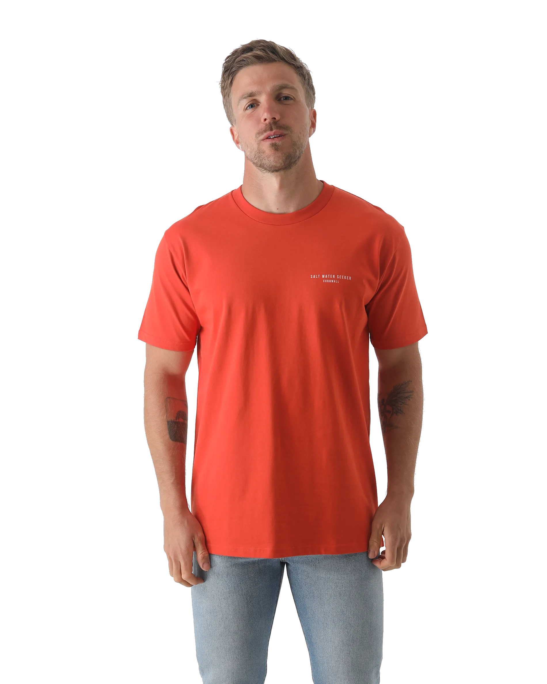 Set auf T-Shirt im Herbst