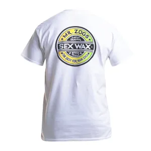 Sex Wax SS T-Shirt - Schwarz - Weiß - Htr Grau