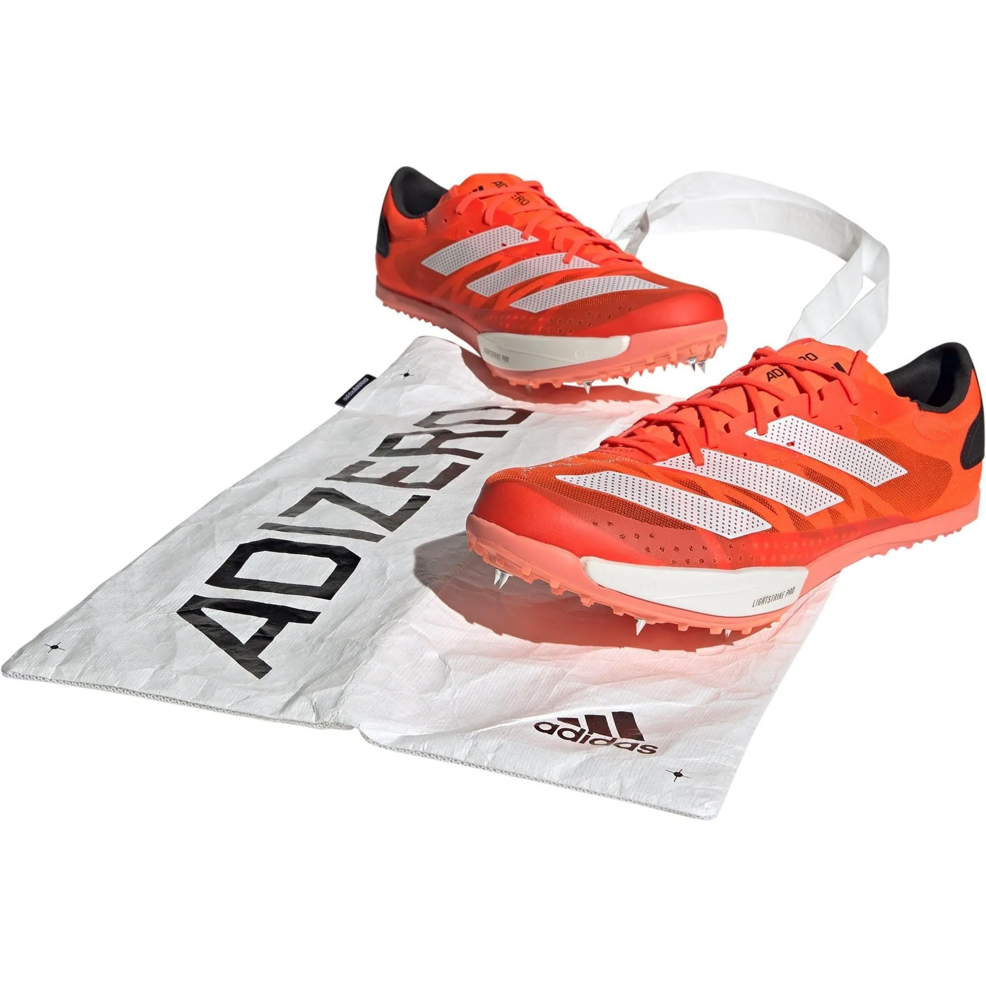 Schuhe Adidas Fußbekleidung Herren adidas Adizero Ambition Laufspikes - Rot