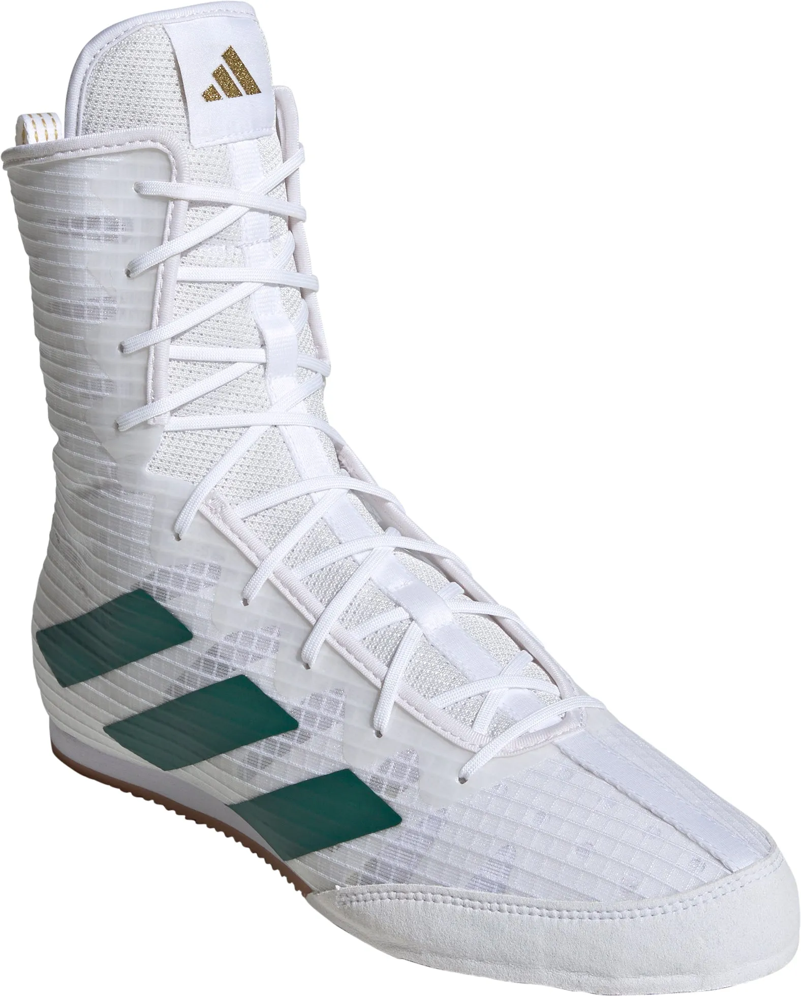 Schuhe Adidas Herrenschuhe Adidas Box Hog 4 Boxschuhe für Herren - Weiß