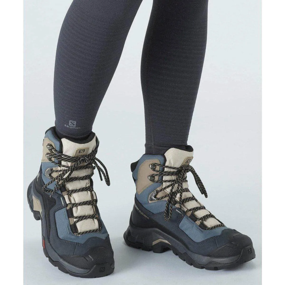 Schuhe Salomon Salomon Quest Element GORE-TEX Damen Wanderstiefel - Grau