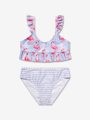 Soli Swim Girls Flamingo Bikini (UPF50 ) in Lila
