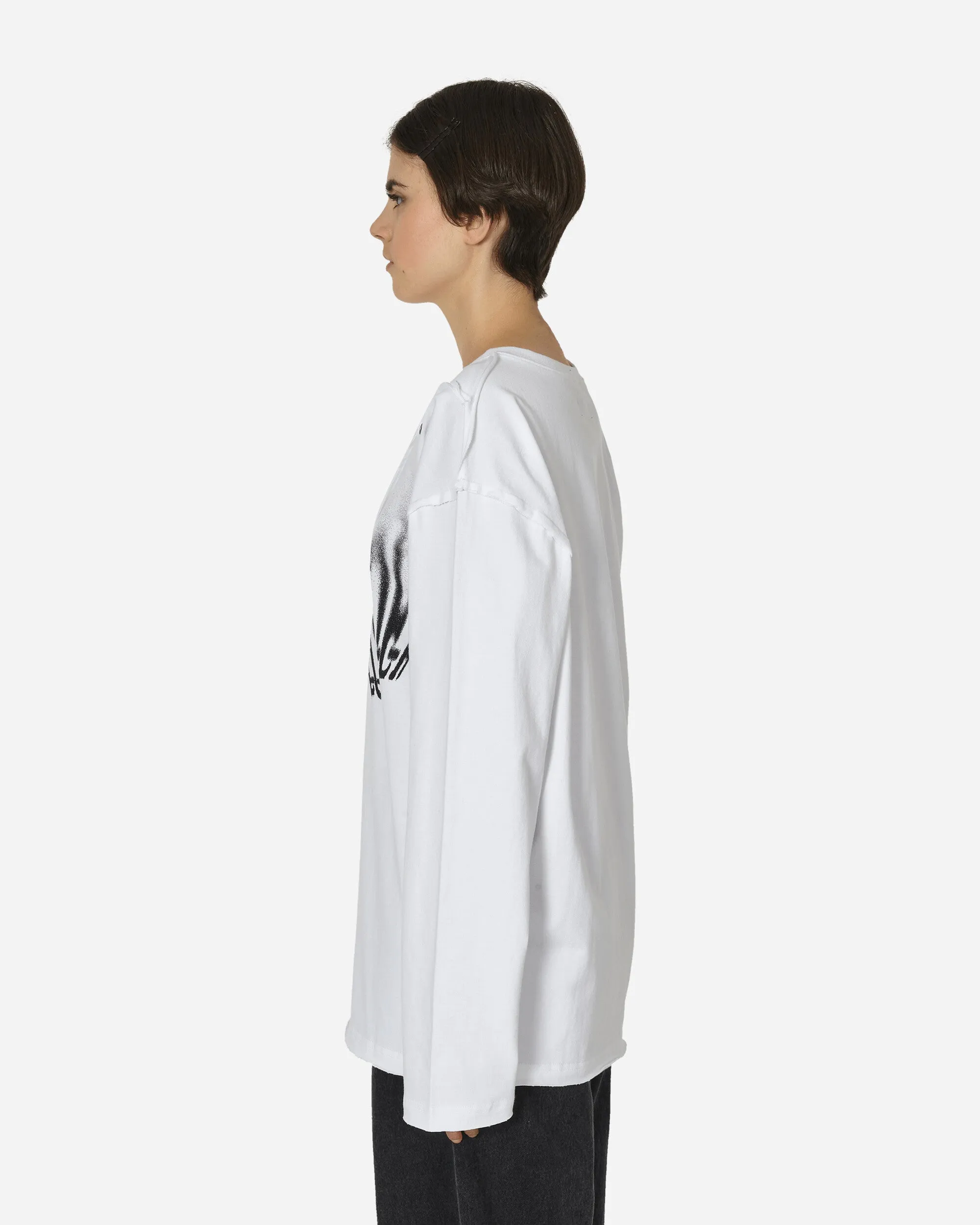 Sophie Langarm T-Shirt Weiß