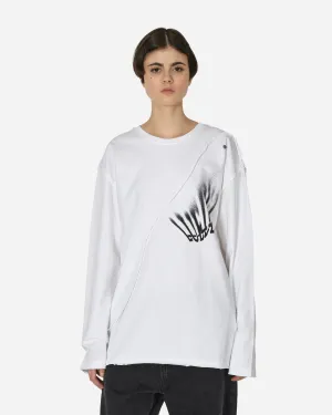 Sophie Langarm T-Shirt Weiß