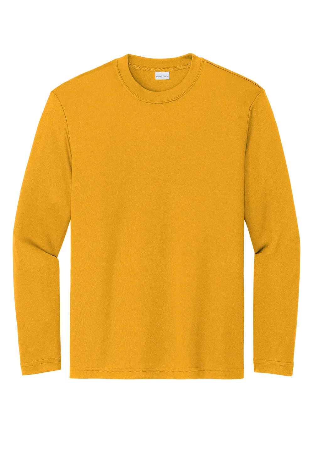 Sport-Tek Jugend Competitor Feuchtigkeitstransportierendes Langarm-Crewneck T-Shirt - Gold