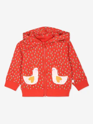 Stella McCartney Baby Girls Reißverschluss-Pullover in Rot