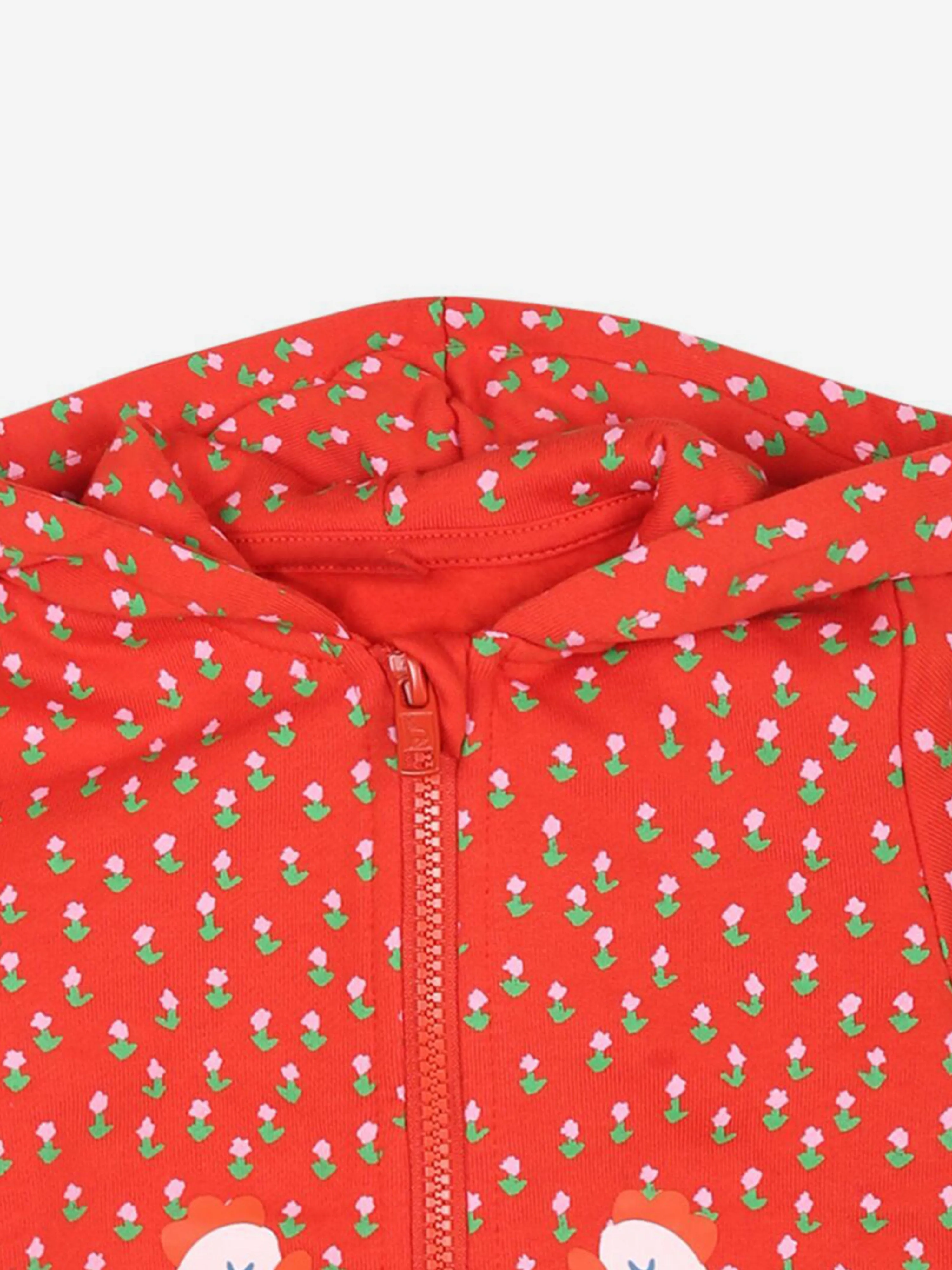 Stella McCartney Baby Girls Reißverschluss-Pullover in Rot