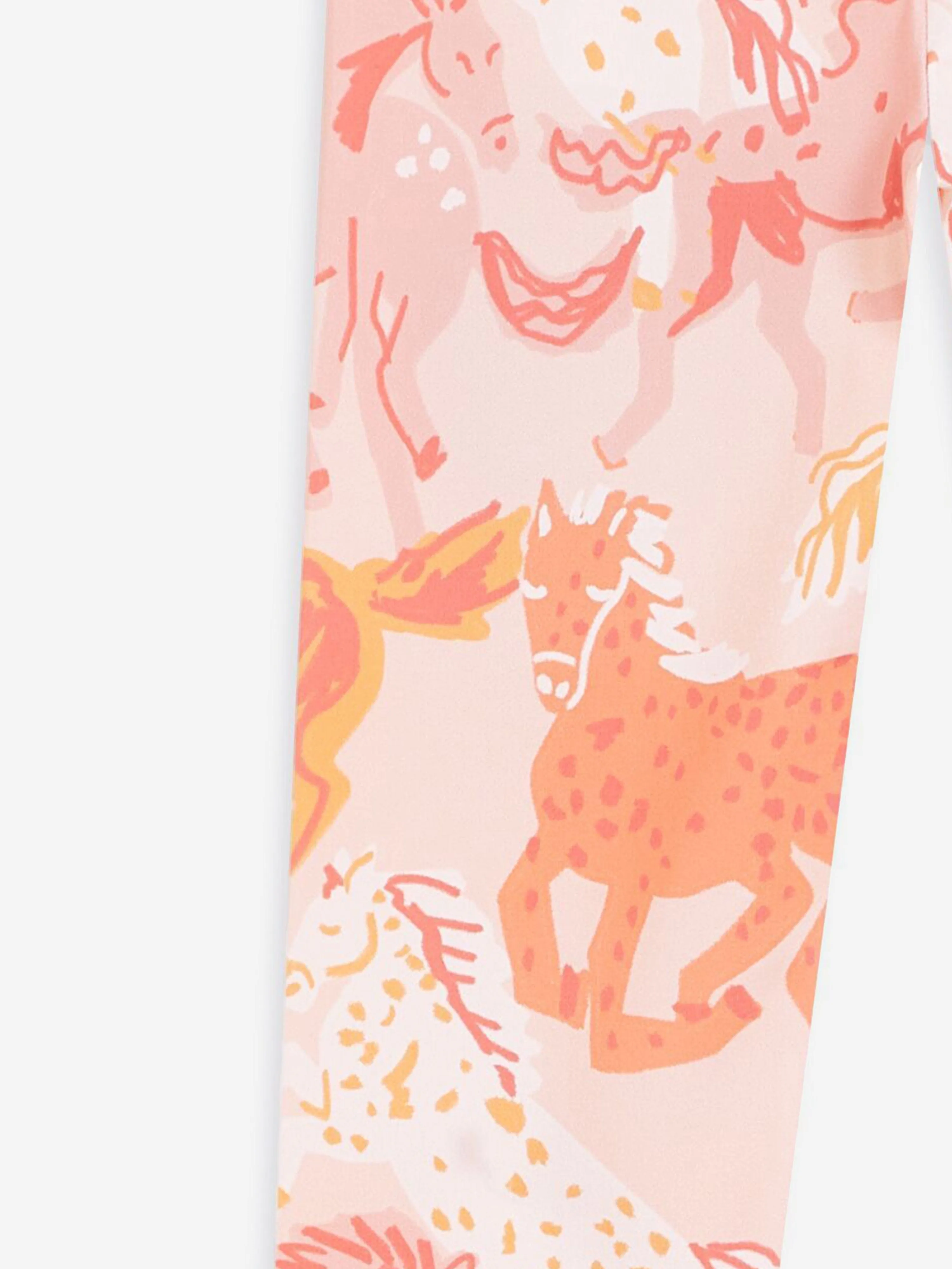 Stella McCartney Mädchen Pferde-Leggings in Rosa