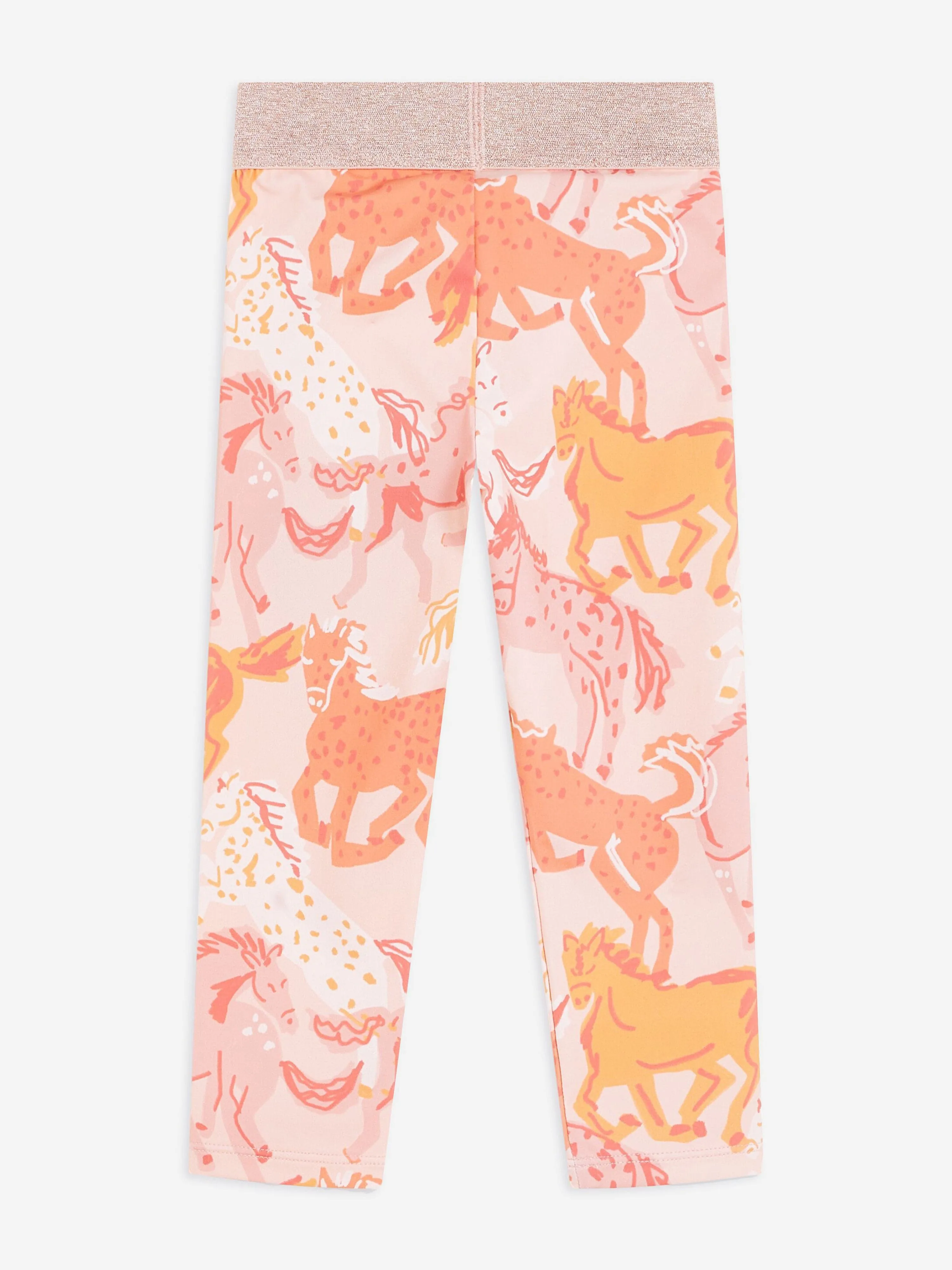 Stella McCartney Mädchen Pferde-Leggings in Rosa