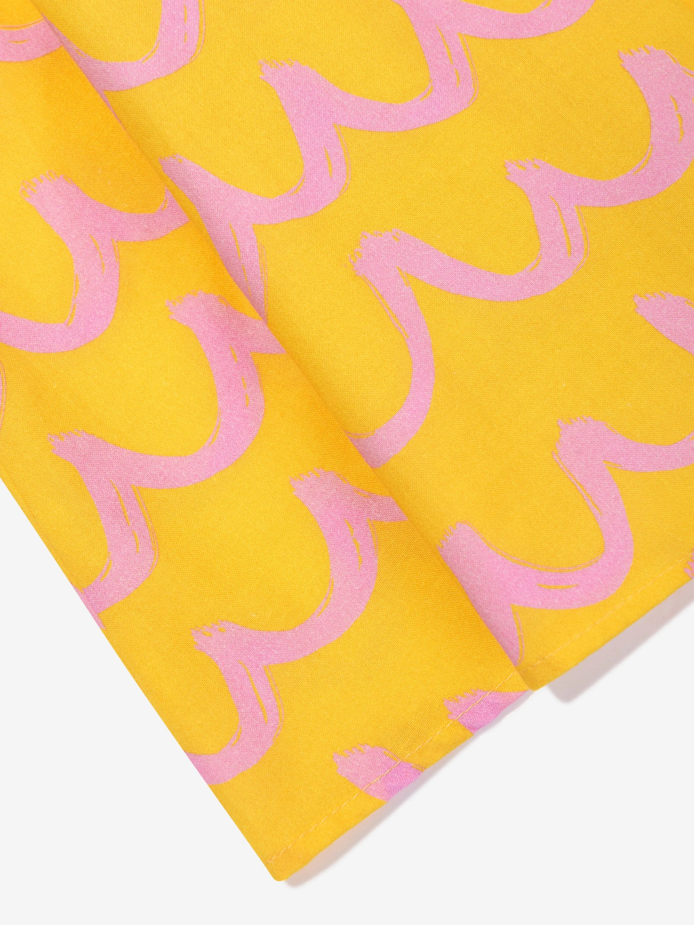 Stella McCartney Mädchen Ananas-Kleid in Gelb