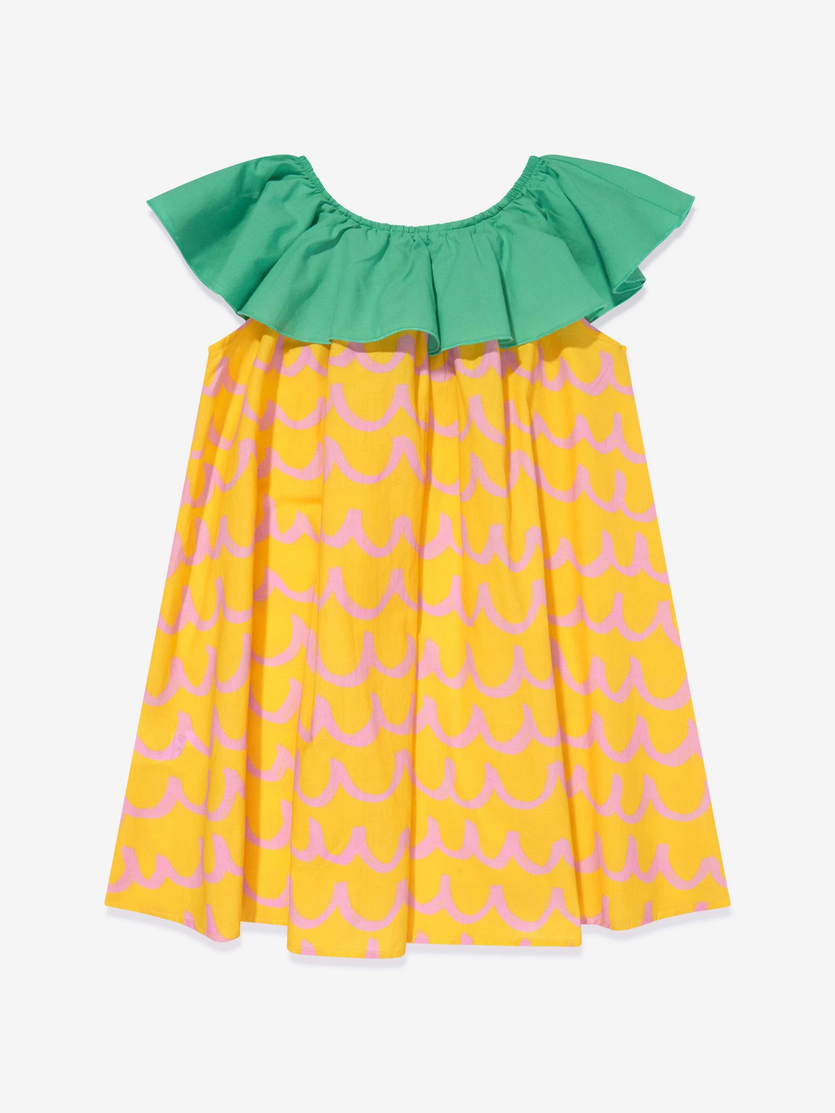 Stella McCartney Mädchen Ananas-Kleid in Gelb