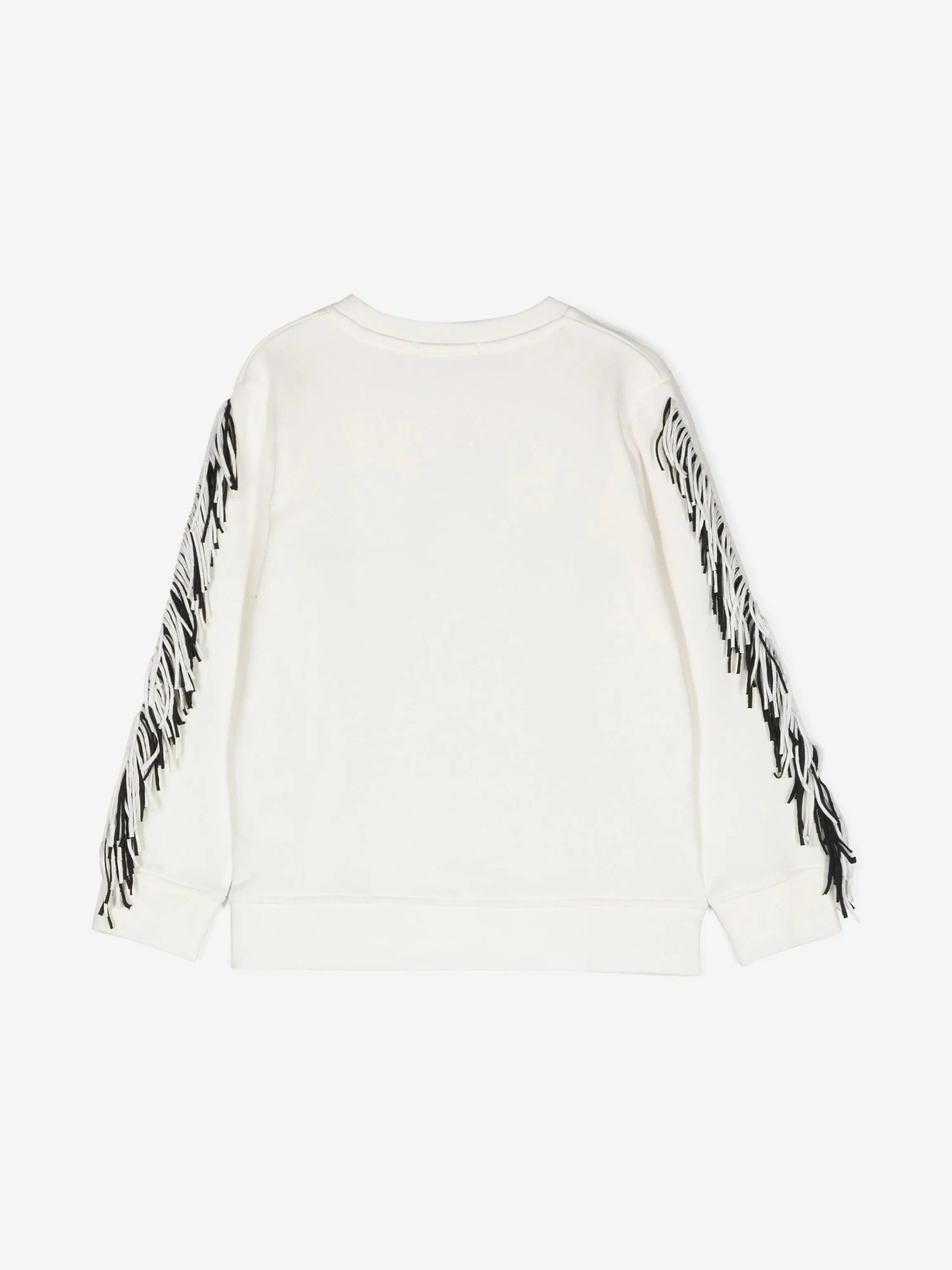 Stella McCartney Mädchen Quasten Stern Sweatshirt in Elfenbein