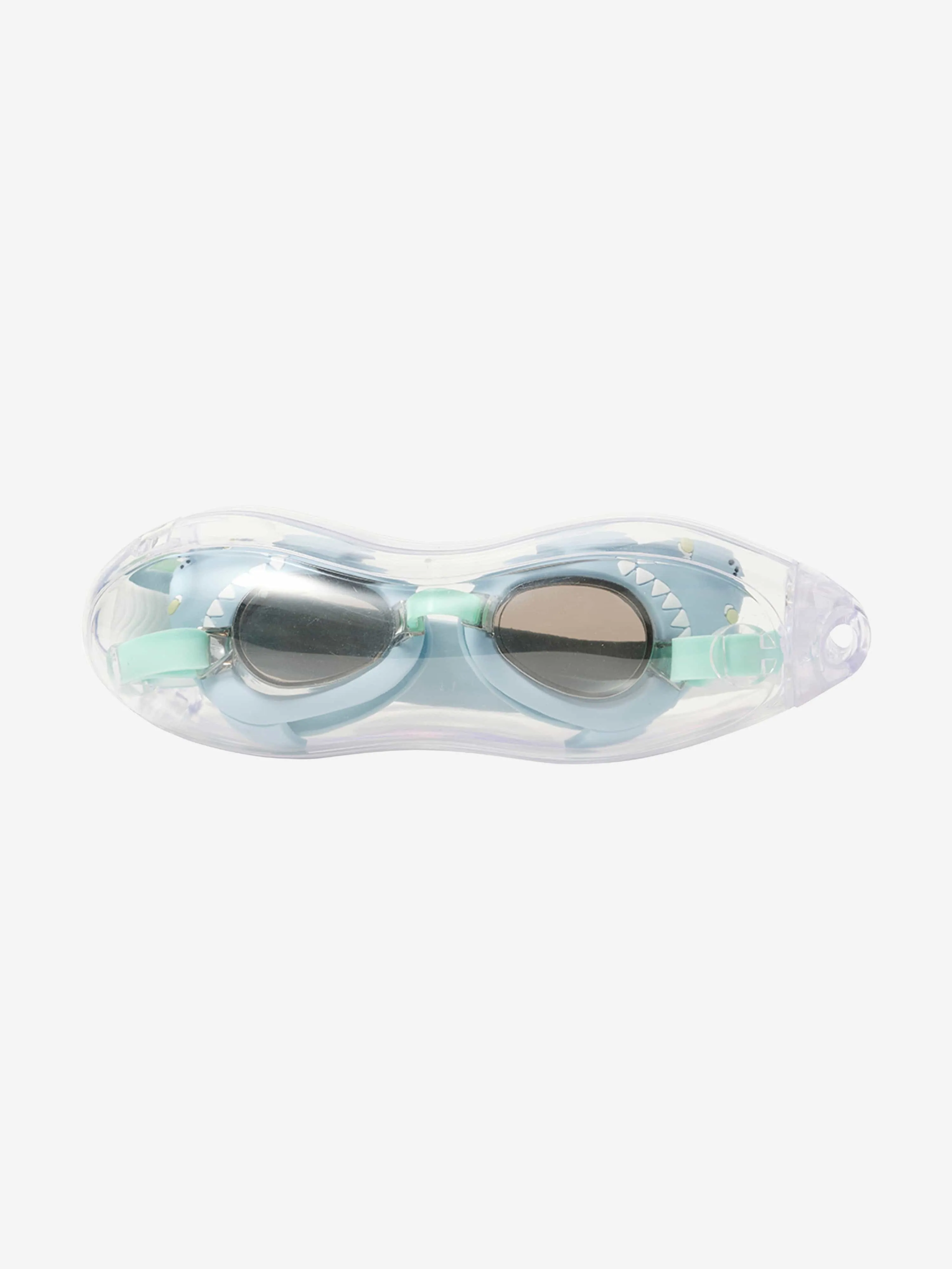 Sunnylife Kids Salty der Hai Mini-Schwimmbrille in Blau (22cm)