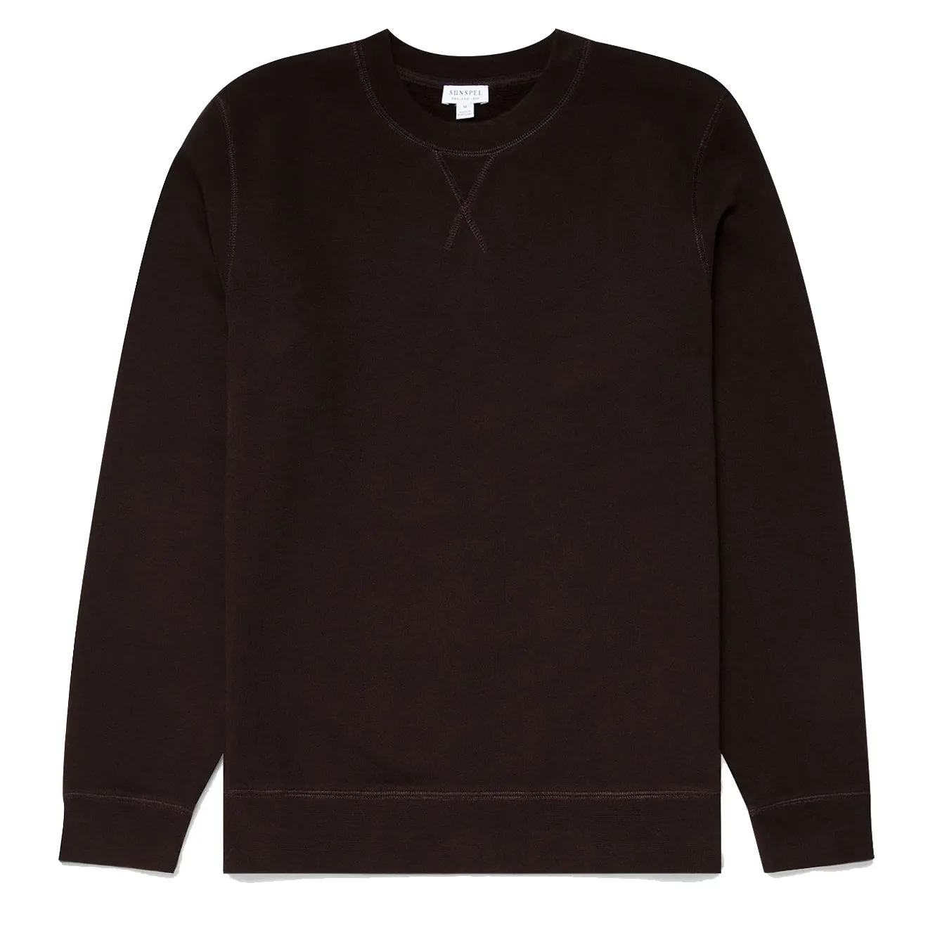 Sunspel Loopback Sweatshirt Kaffee
